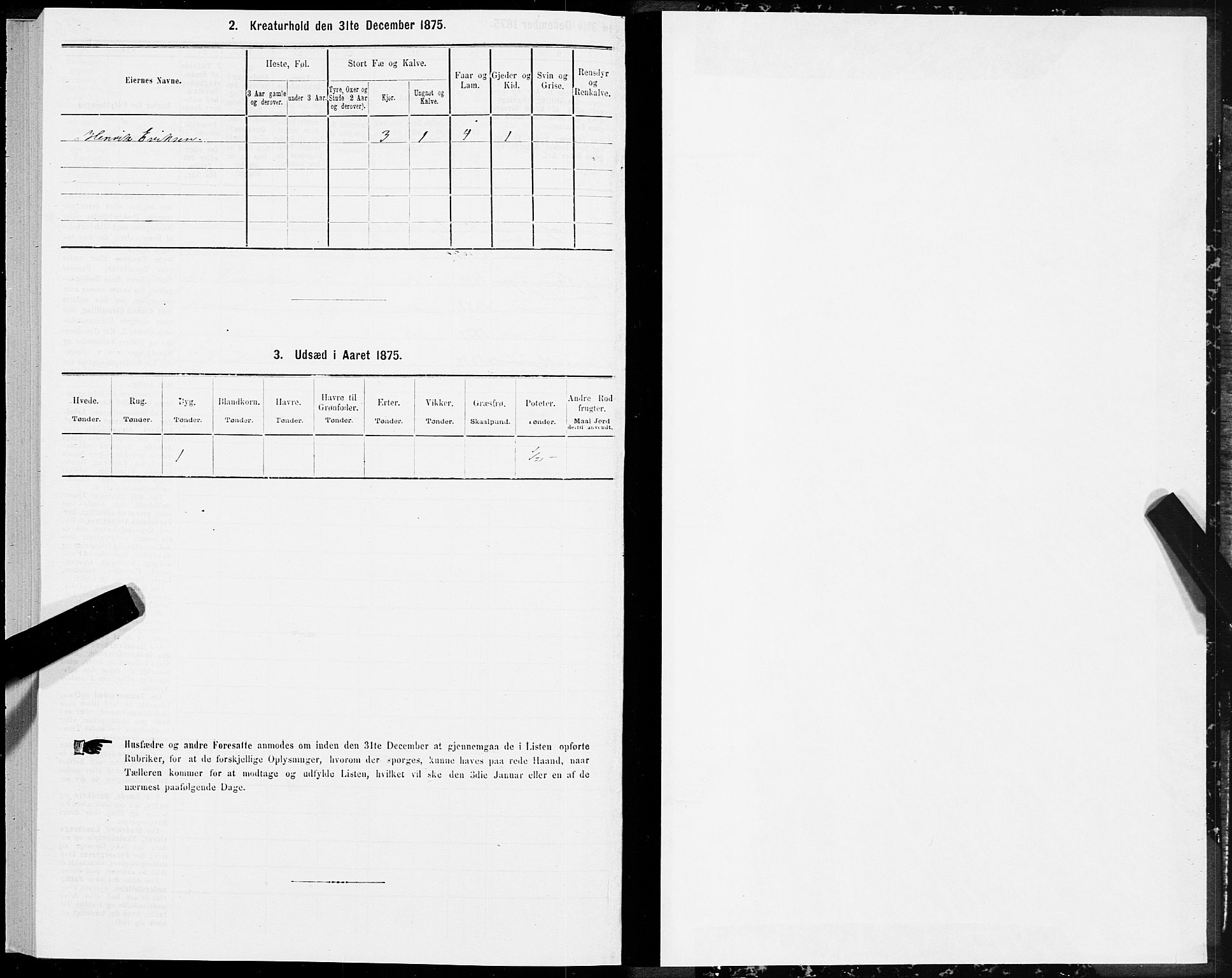 SAT, 1875 census for 1634P Oppdal, 1875