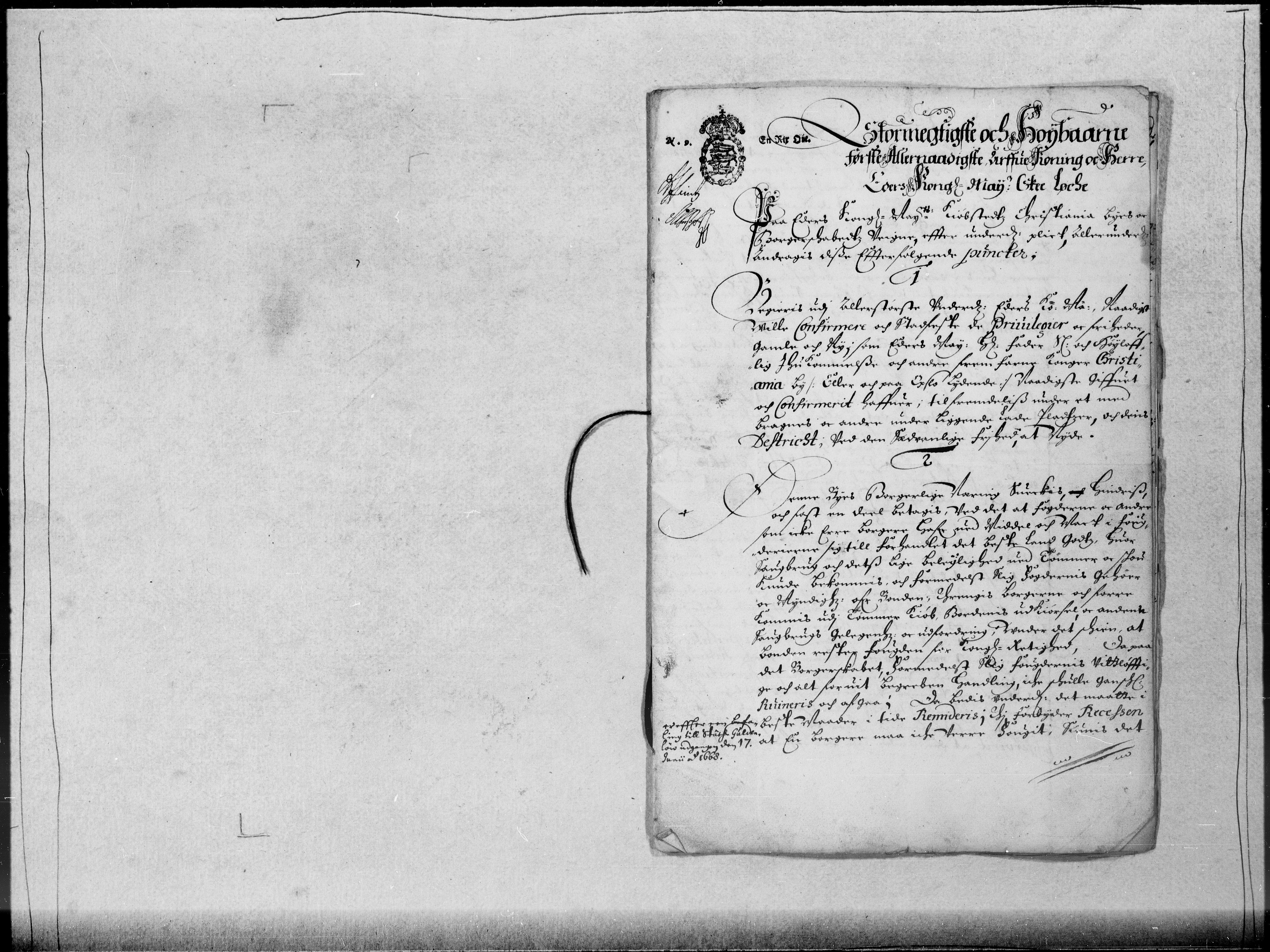 Danske Kanselli 1572-1799, AV/RA-EA-3023/F/Fc/Fcc/Fcca/L0030: Norske innlegg 1572-1799, 1670-1671, p. 4