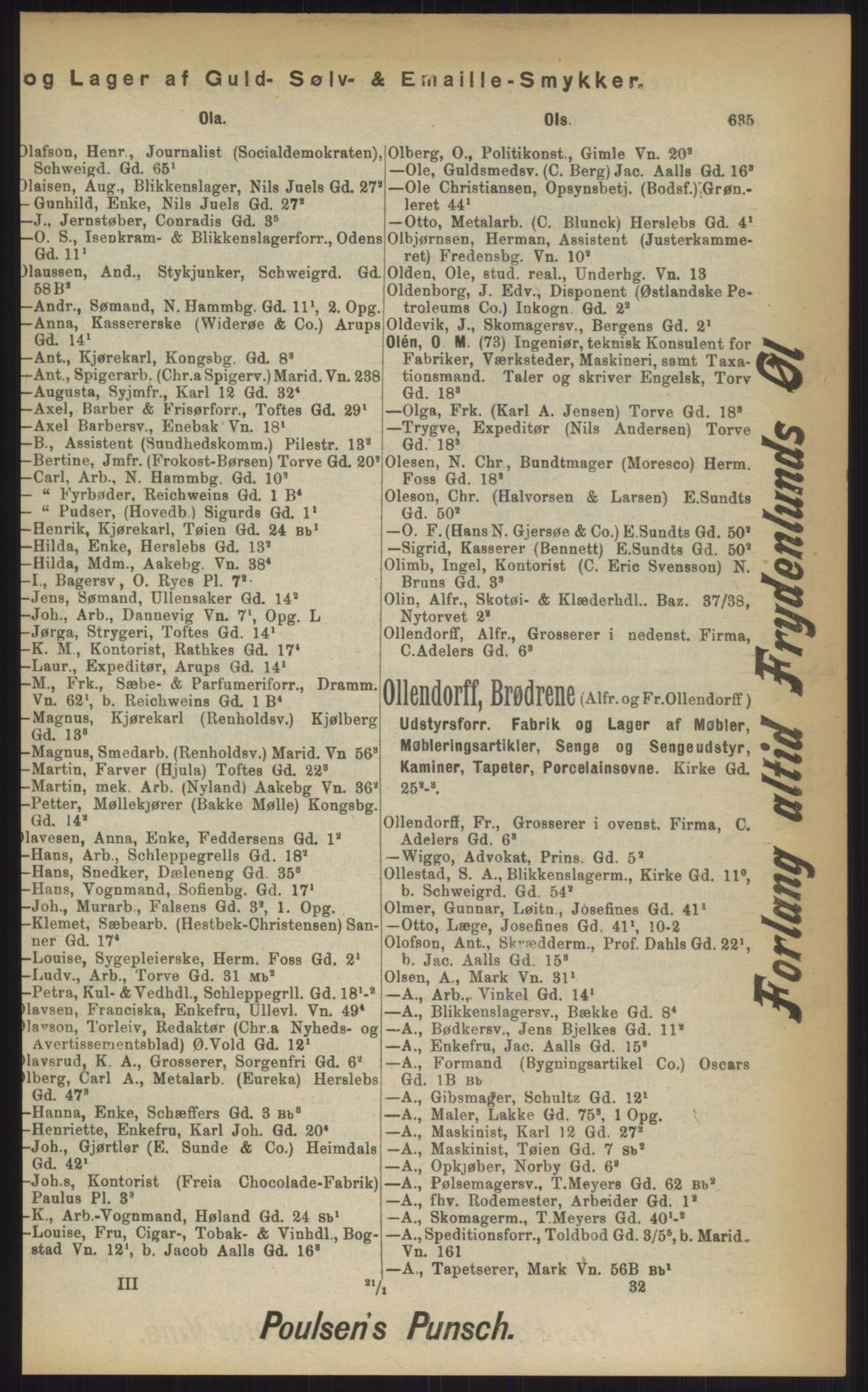 Kristiania/Oslo adressebok, PUBL/-, 1903, p. 635