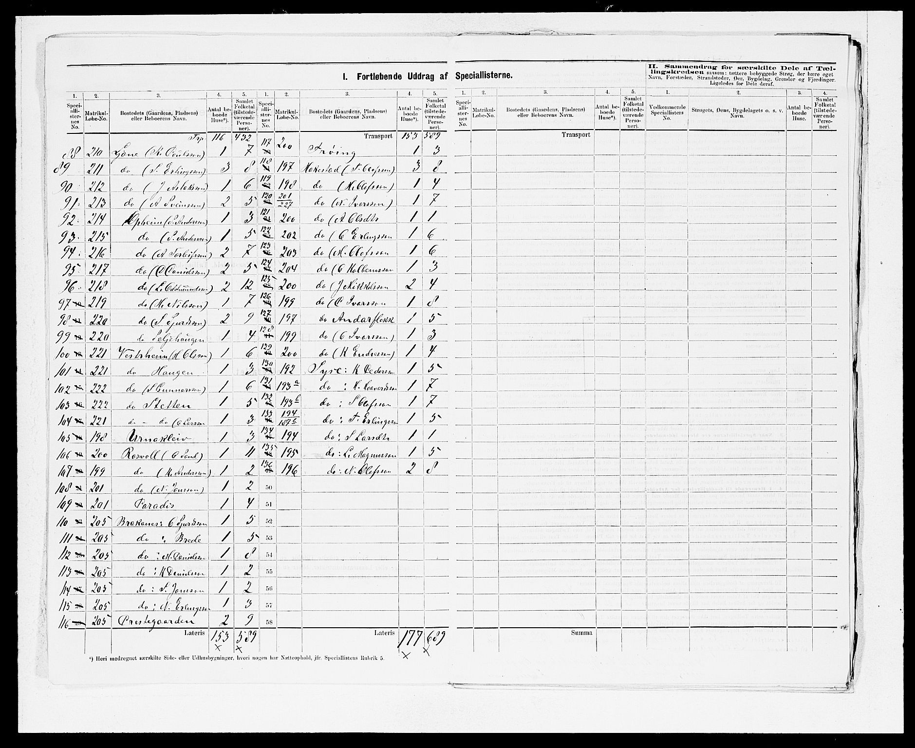 SAB, 1875 census for 1233P Ulvik, 1875, p. 5