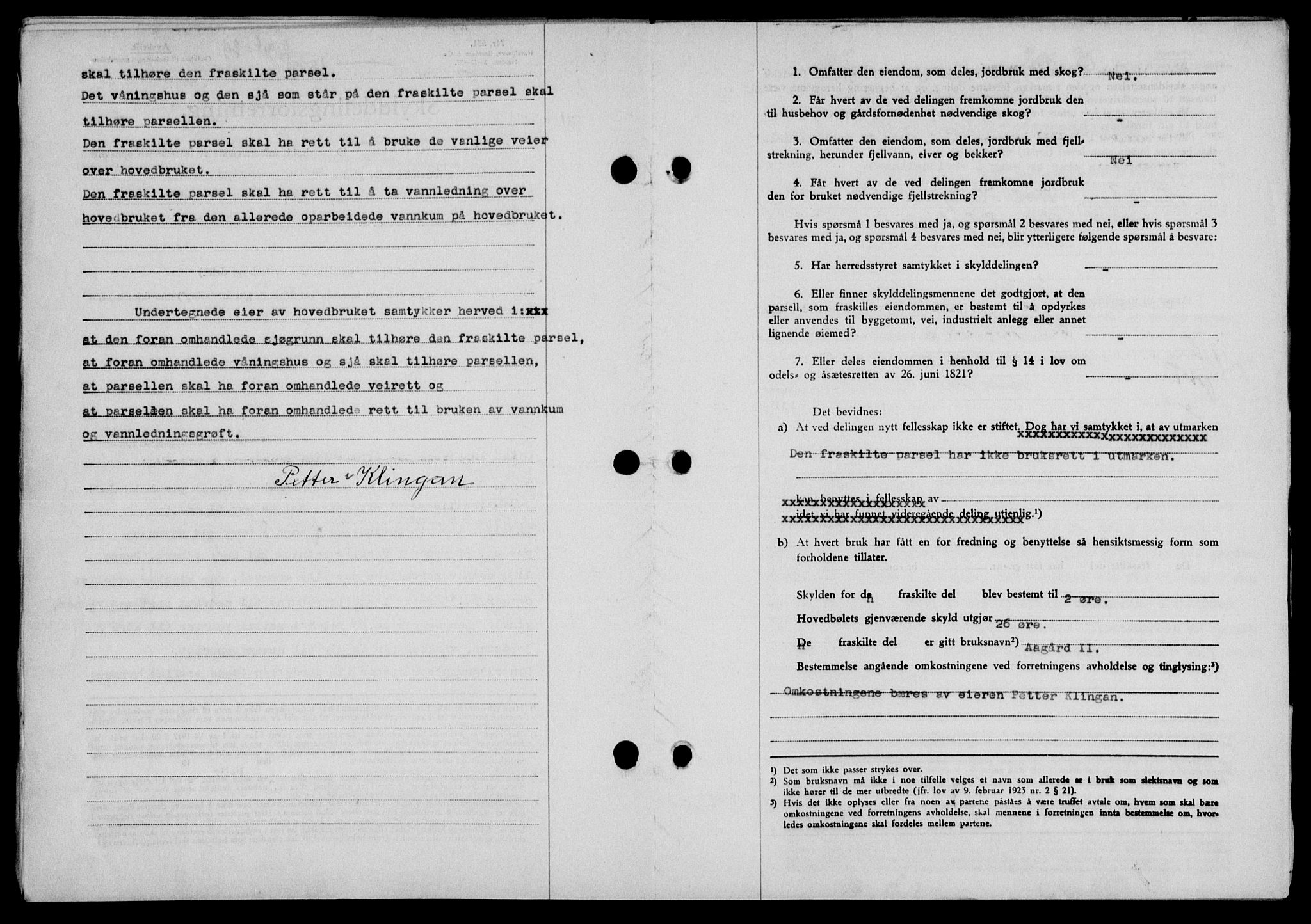 Lofoten sorenskriveri, SAT/A-0017/1/2/2C/L0006a: Mortgage book no. 6a, 1939-1939, Diary no: : 2091/1939
