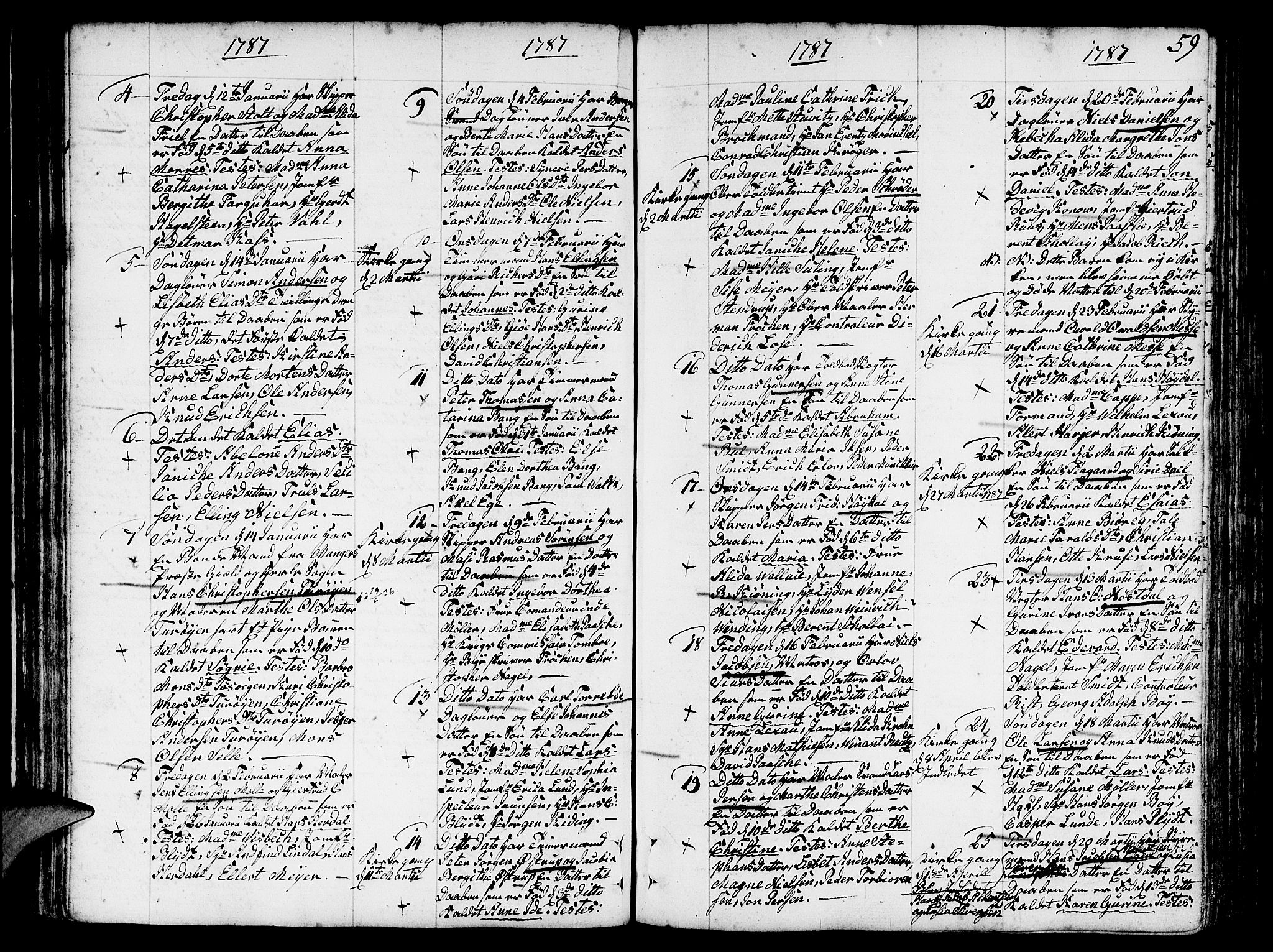 Nykirken Sokneprestembete, AV/SAB-A-77101/H/Haa/L0005: Parish register (official) no. A 5, 1775-1808, p. 59