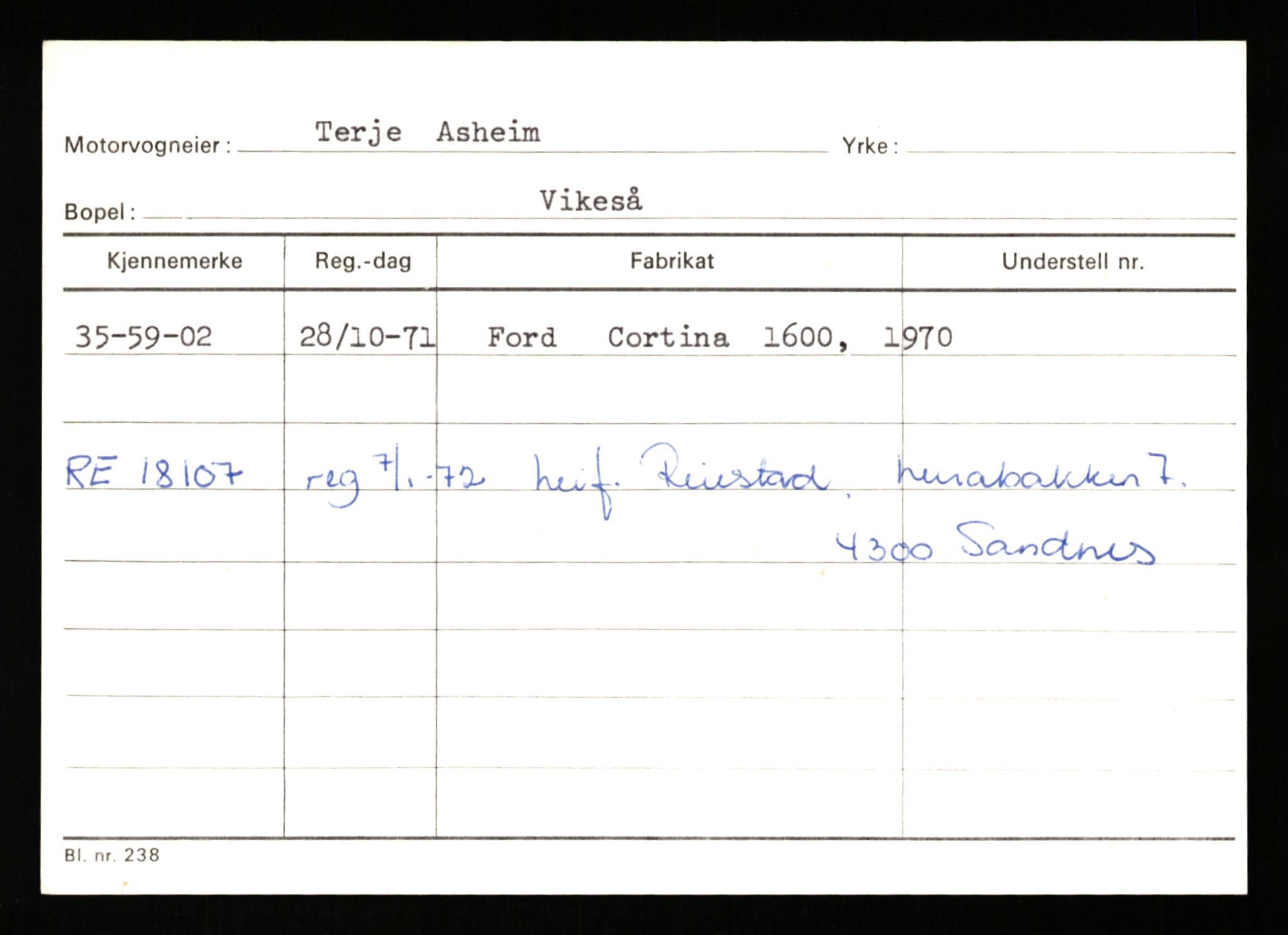 Stavanger trafikkstasjon, AV/SAST-A-101942/0/G/L0011: Registreringsnummer: 240000 - 363477, 1930-1971, p. 3157