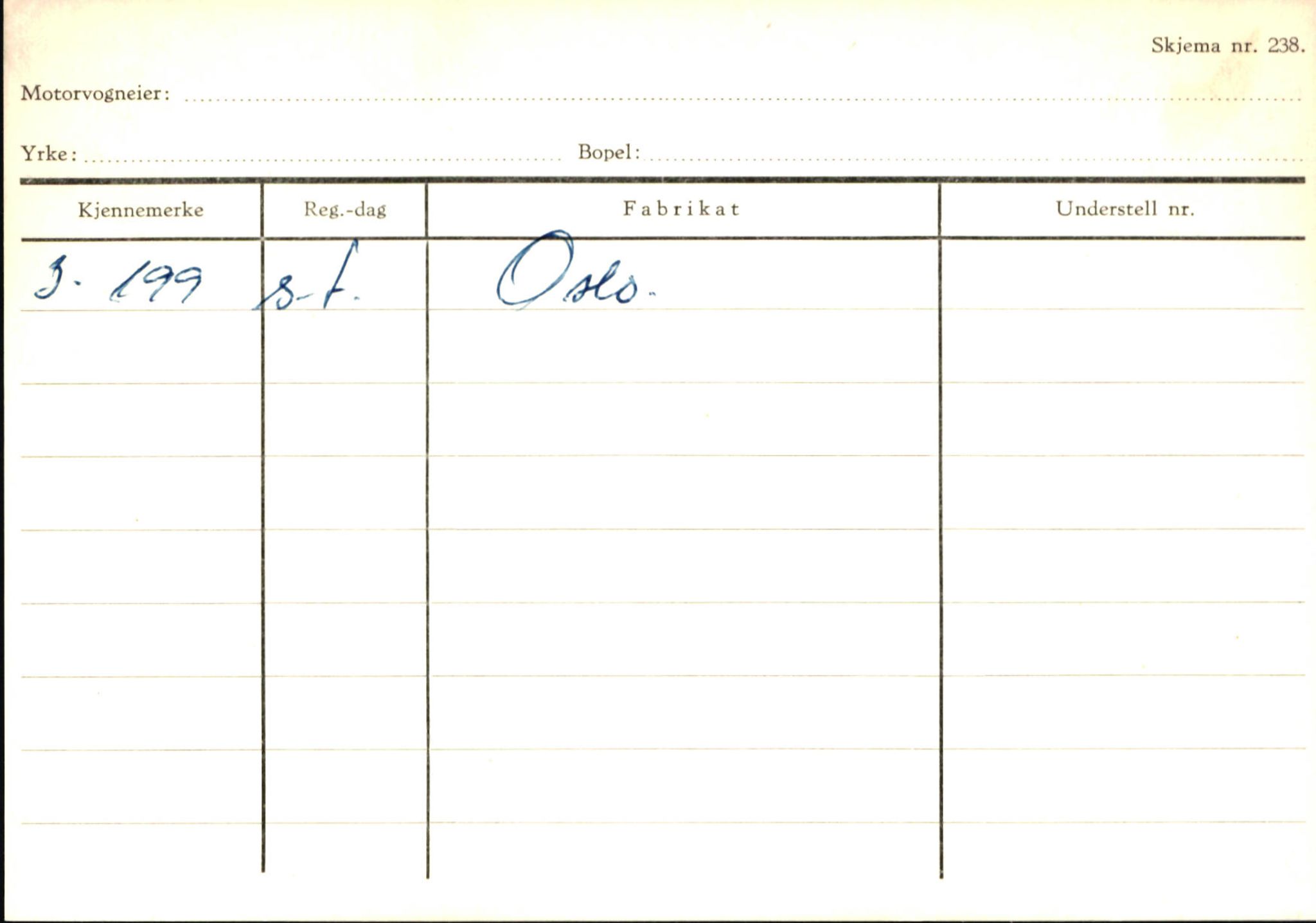 Statens vegvesen, Sogn og Fjordane vegkontor, AV/SAB-A-5301/4/F/L0146: Registerkort Årdal R-Å samt diverse kort, 1945-1975, p. 54