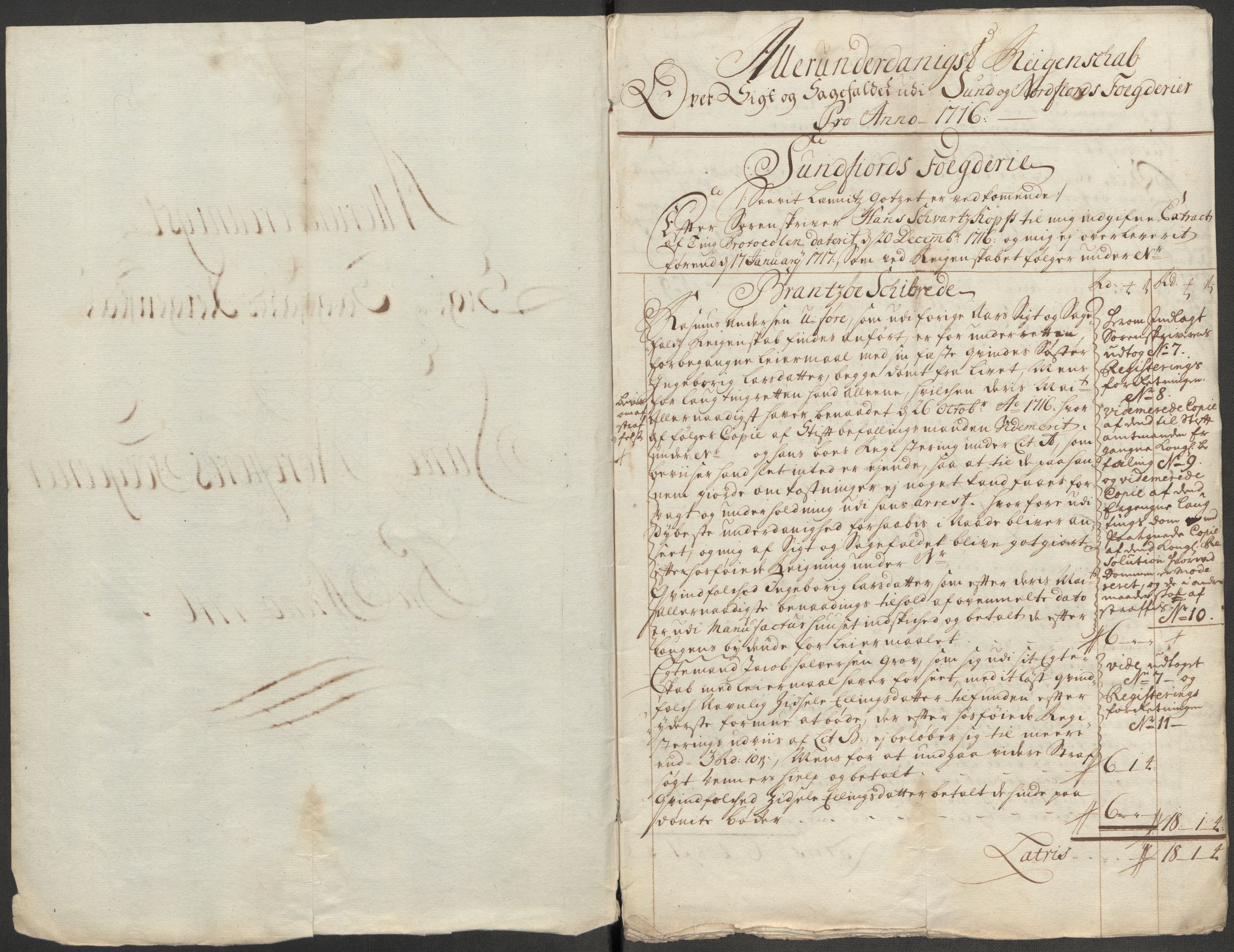 Rentekammeret inntil 1814, Reviderte regnskaper, Fogderegnskap, RA/EA-4092/R53/L3440: Fogderegnskap Sunn- og Nordfjord, 1716, p. 58