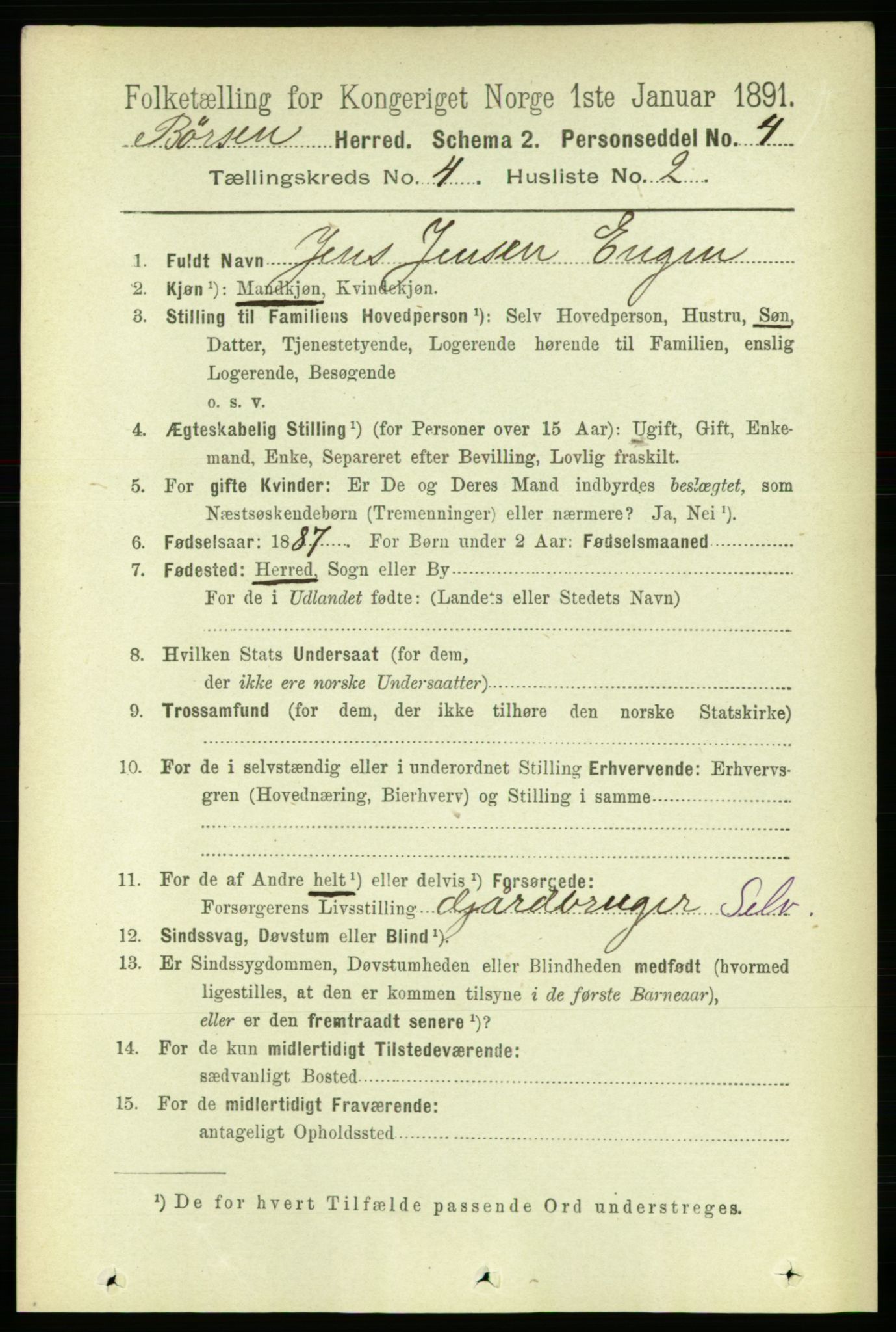 RA, 1891 census for 1658 Børsa, 1891, p. 1470