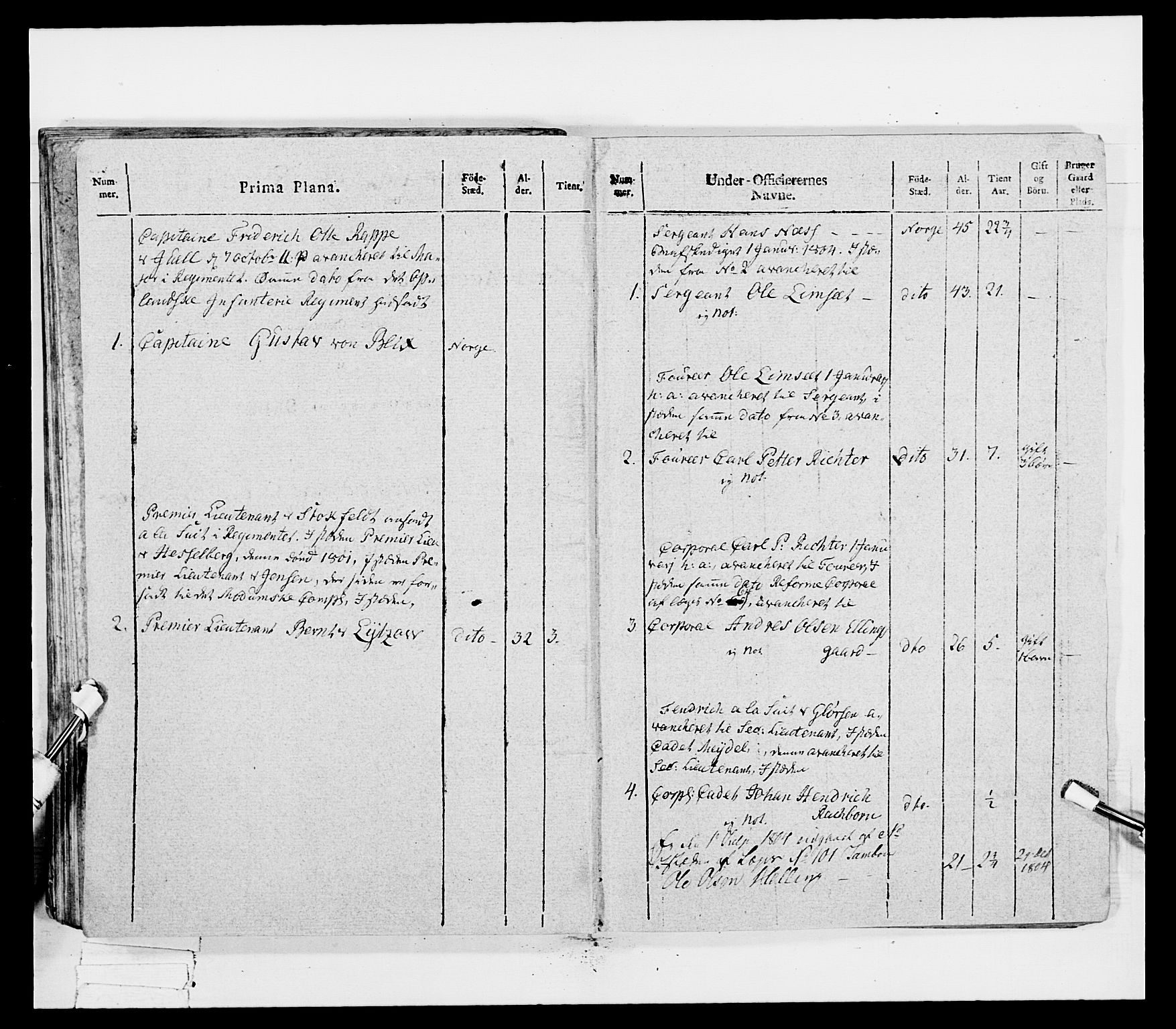 Generalitets- og kommissariatskollegiet, Det kongelige norske kommissariatskollegium, AV/RA-EA-5420/E/Eh/L0041: 1. Akershusiske nasjonale infanteriregiment, 1804-1808, p. 154