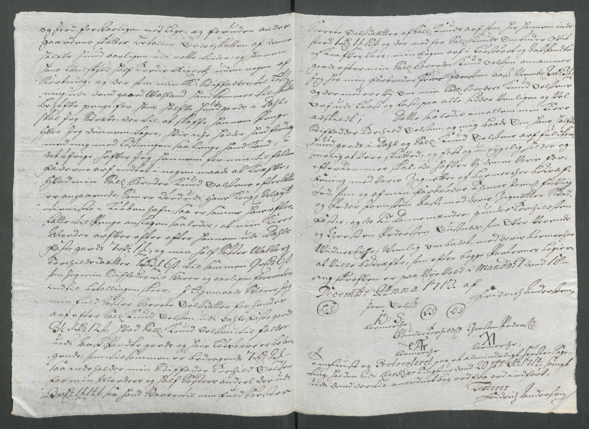 Rentekammeret inntil 1814, Reviderte regnskaper, Fogderegnskap, AV/RA-EA-4092/R43/L2561: Fogderegnskap Lista og Mandal, 1717, p. 463