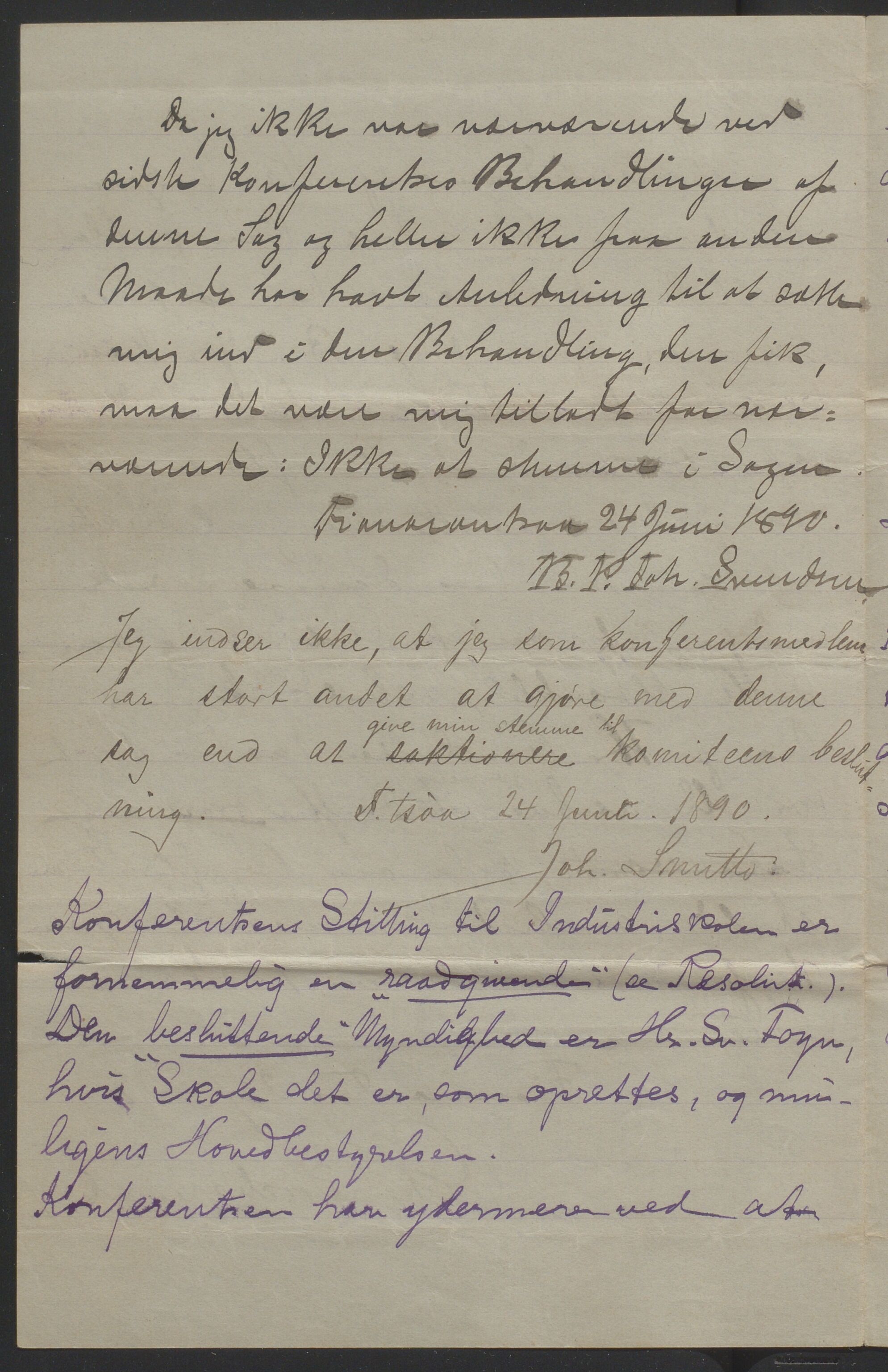 Det Norske Misjonsselskap - hovedadministrasjonen, VID/MA-A-1045/D/Da/Daa/L0037/0010: Konferansereferat og årsberetninger / Konferansereferat fra Madagaskar Innland, budsjettforslag for 1890., 1889