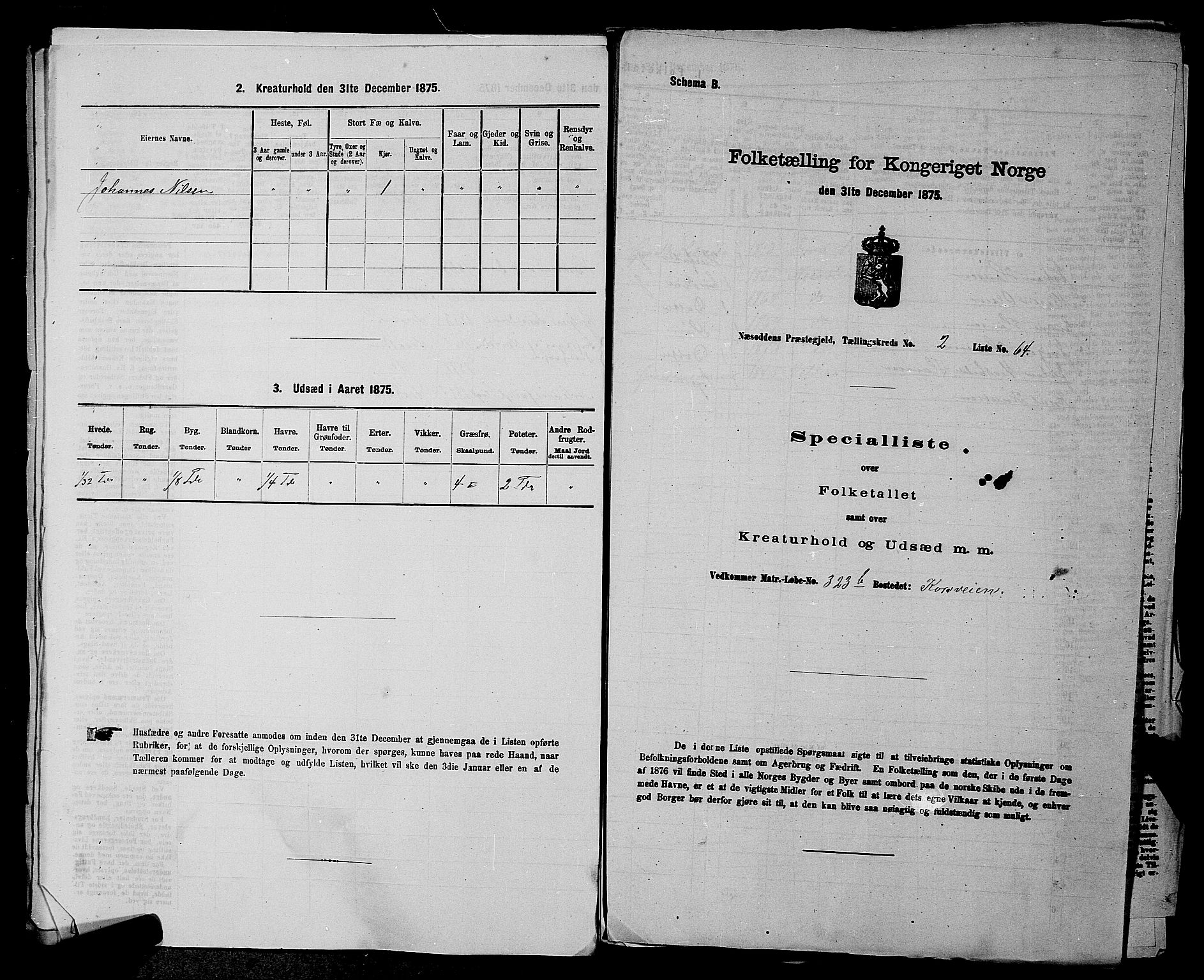 RA, 1875 census for 0216P Nesodden, 1875, p. 247