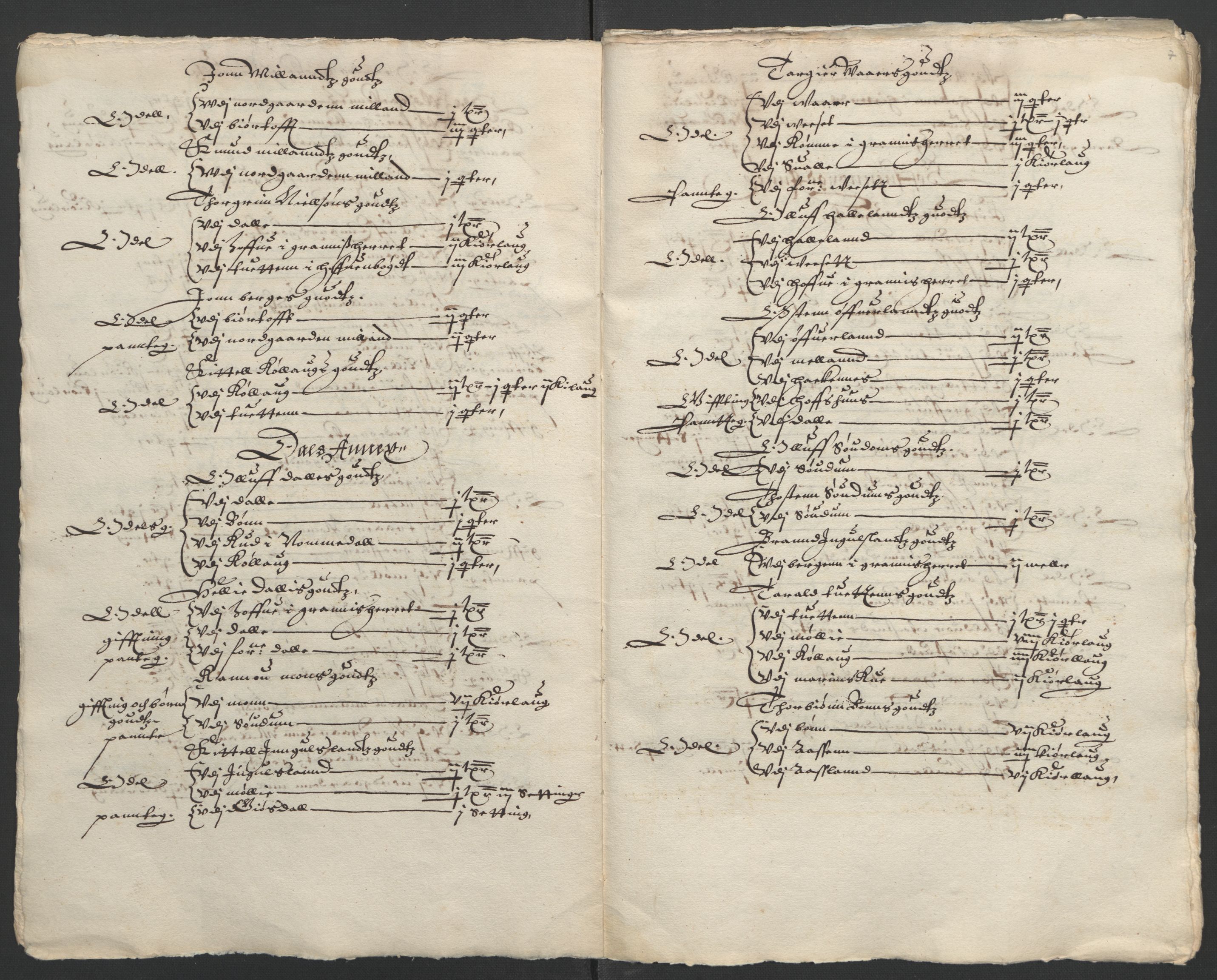 Stattholderembetet 1572-1771, AV/RA-EA-2870/Ek/L0009/0002: Jordebøker til utlikning av rosstjeneste 1624-1626: / Odelsjordebøker for Bratsberg len, 1624, p. 62