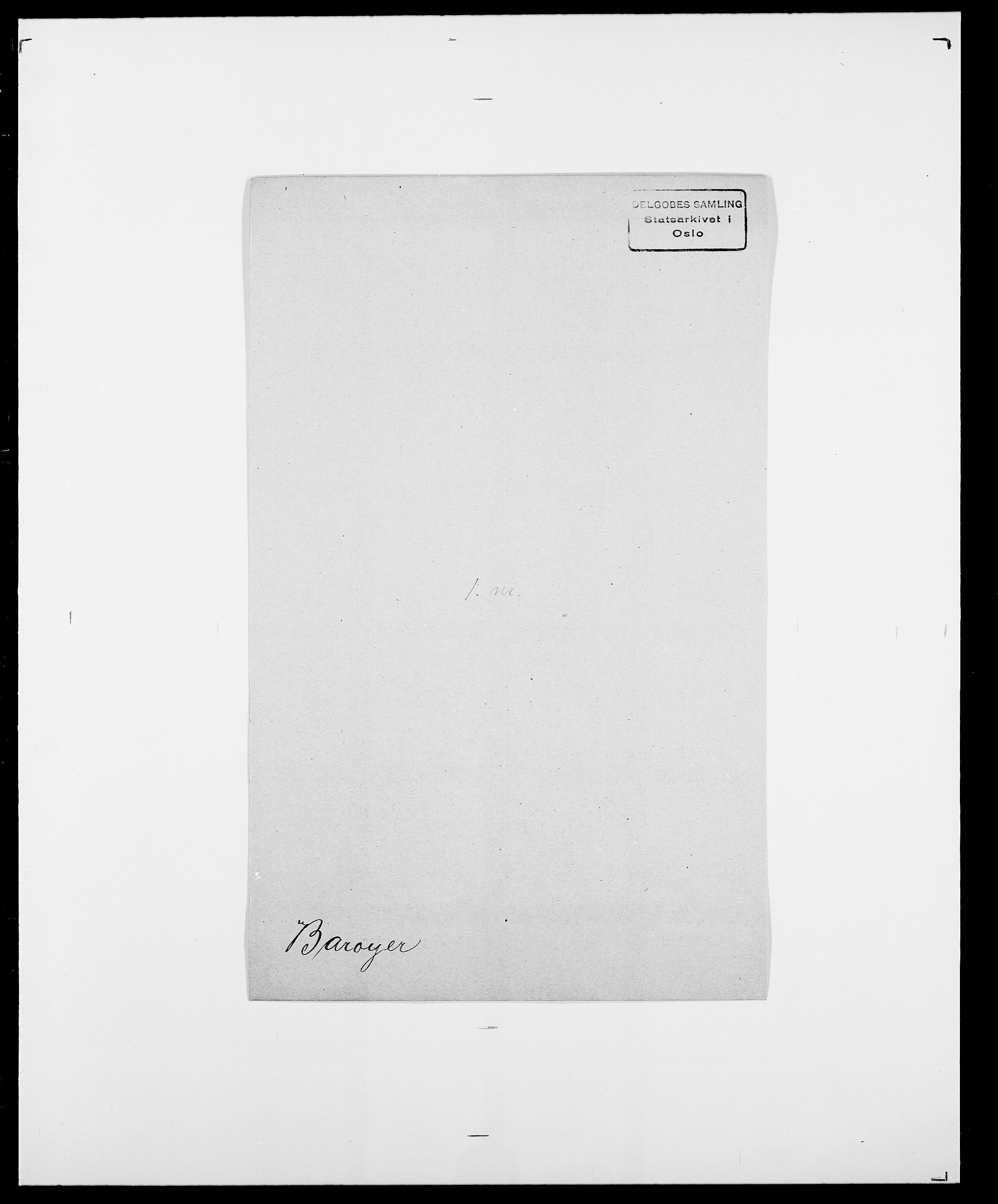 Delgobe, Charles Antoine - samling, AV/SAO-PAO-0038/D/Da/L0003: Barca - Bergen, p. 365