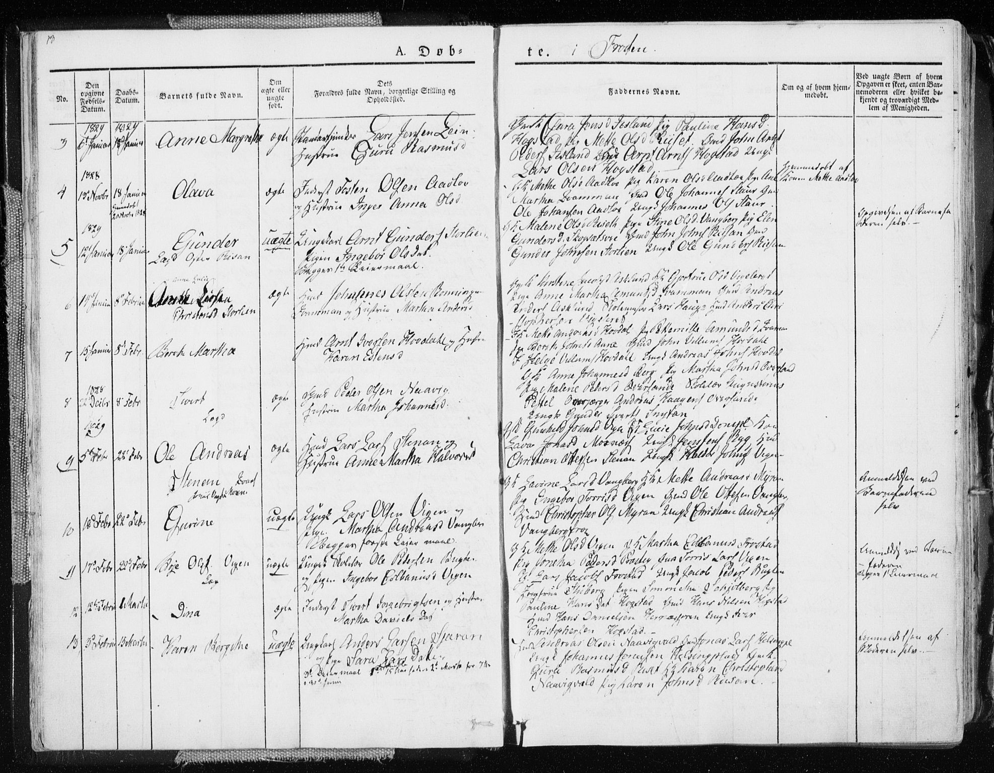 Ministerialprotokoller, klokkerbøker og fødselsregistre - Nord-Trøndelag, SAT/A-1458/713/L0114: Parish register (official) no. 713A05, 1827-1839, p. 13