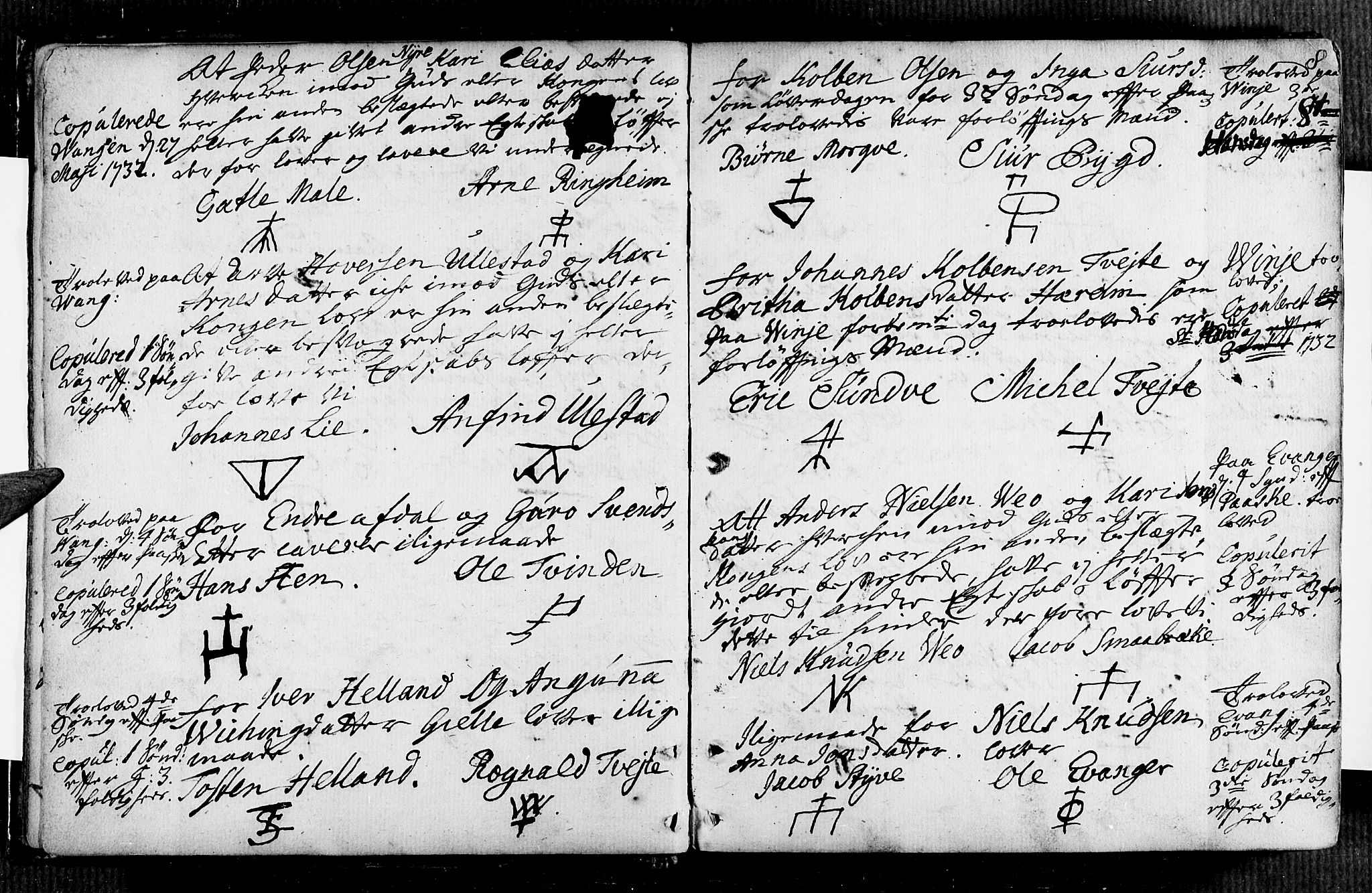 Voss sokneprestembete, AV/SAB-A-79001/H/Haa: Parish register (official) no. A 7, 1731-1773, p. 8