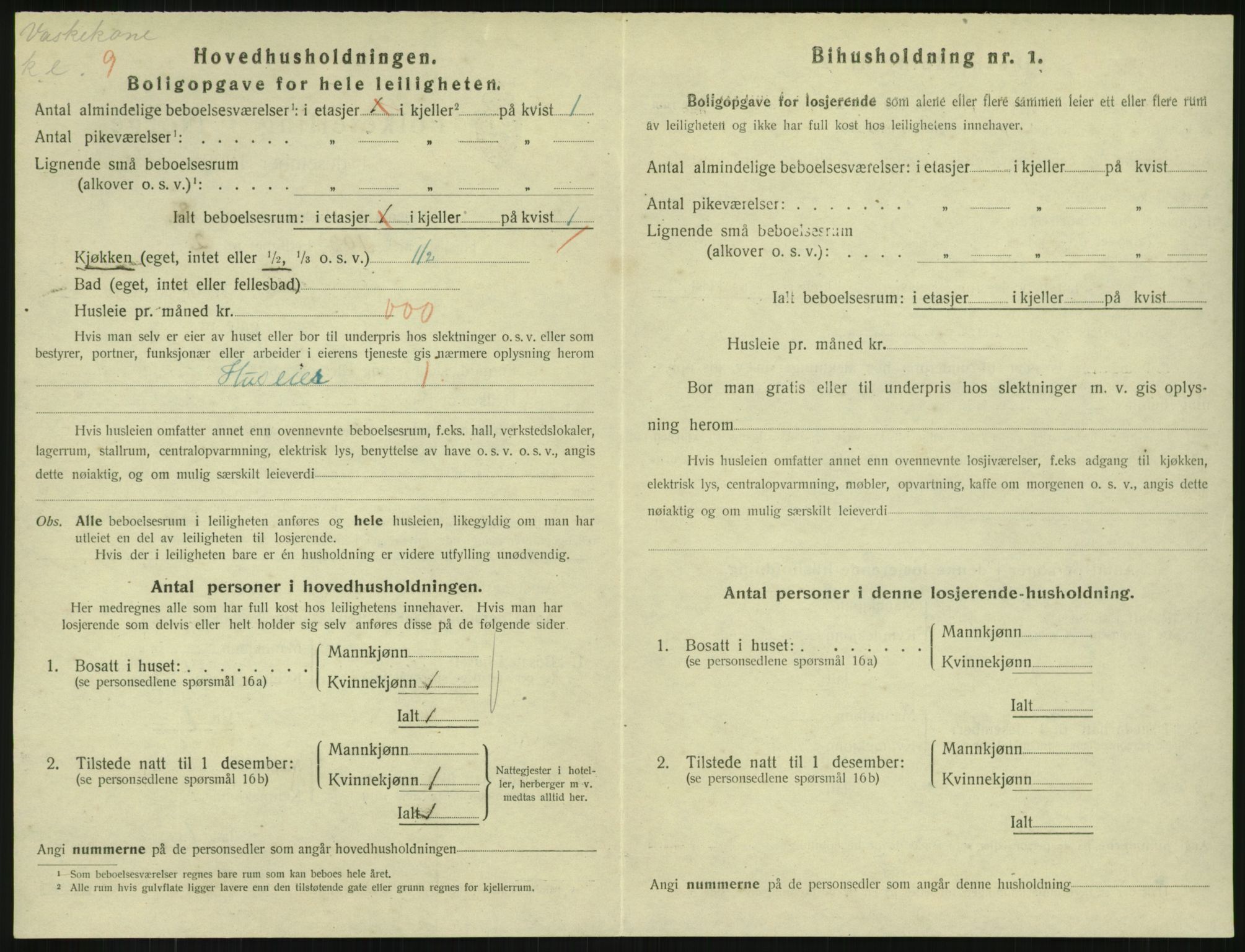 SAKO, 1920 census for Horten, 1920, p. 7576