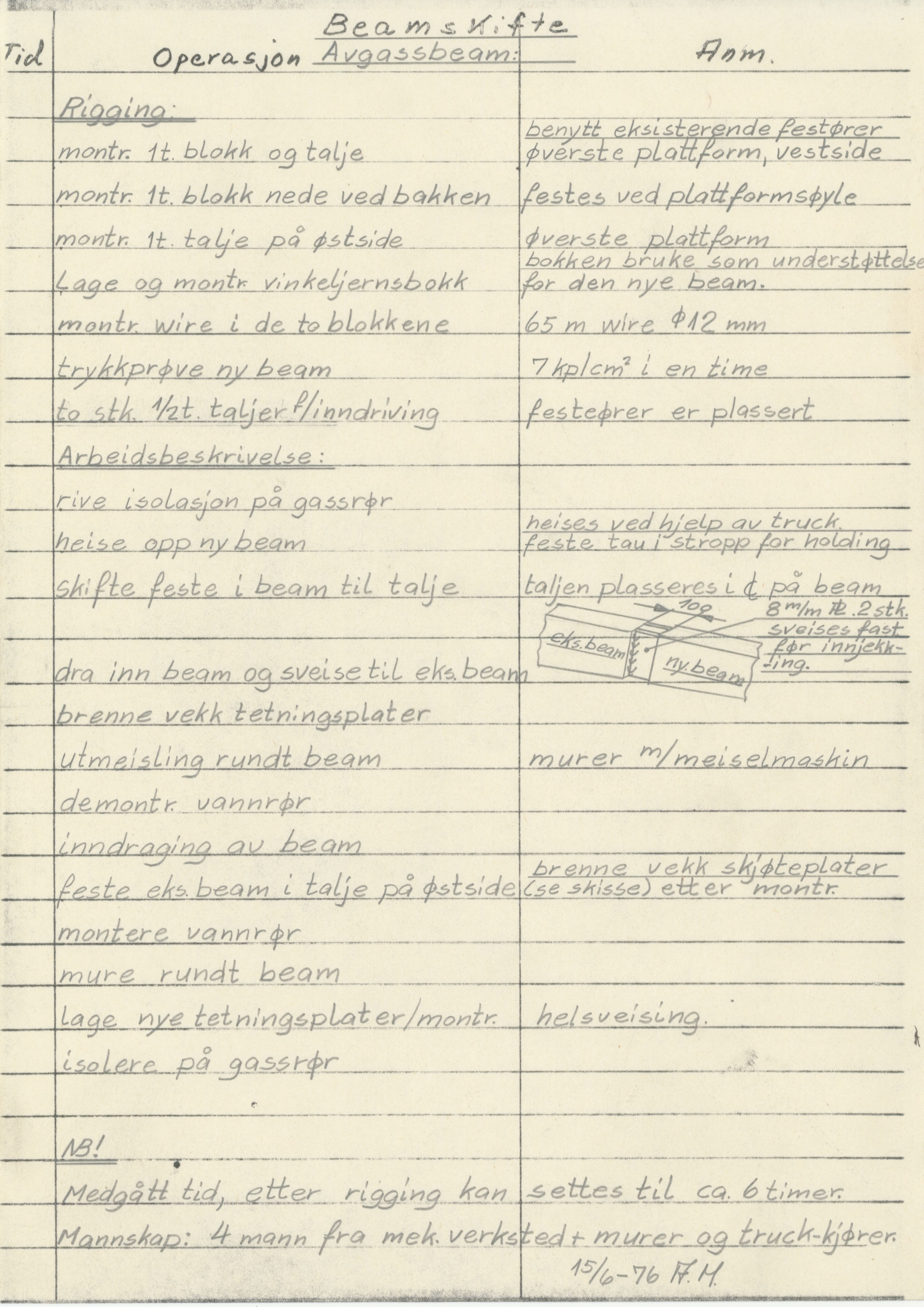 Odda smelteverk AS, KRAM/A-0157.1/T/Td/L0008: Gruppe 8. Kalkovner, 1939-1999, p. 751