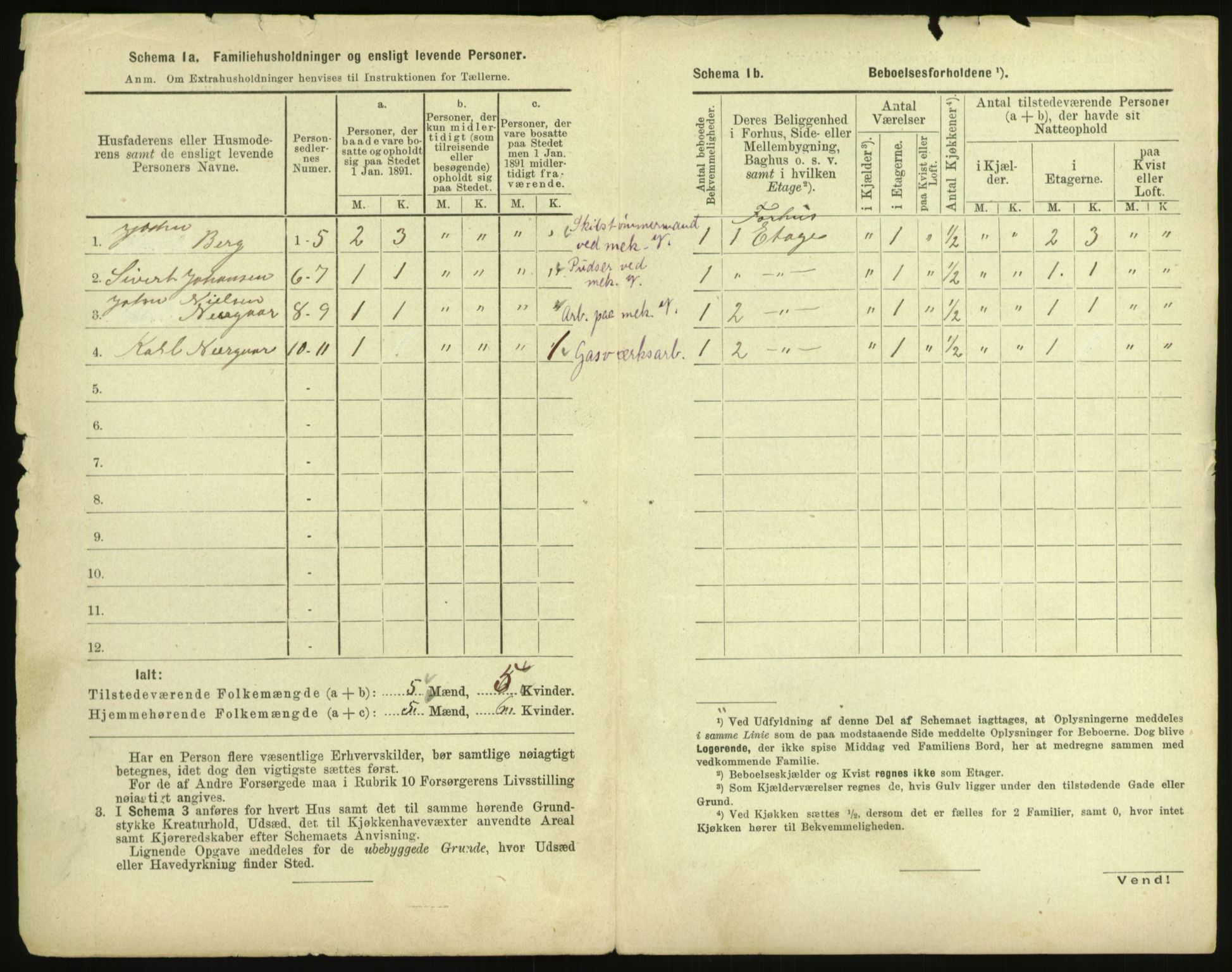 RA, 1891 census for 1601 Trondheim, 1891, p. 1273