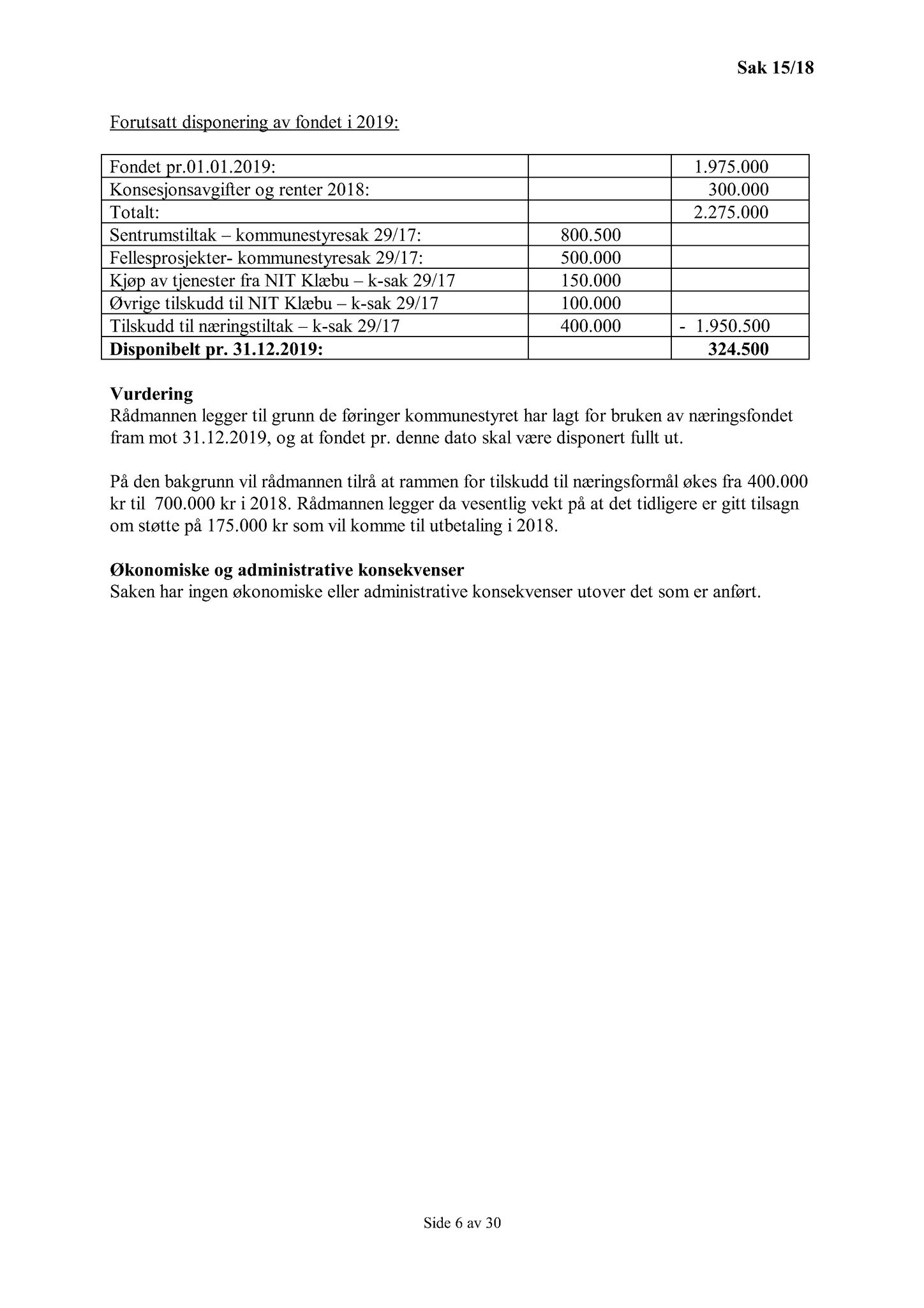 Klæbu Kommune, TRKO/KK/02-FS/L011: Formannsskapet - Møtedokumenter, 2018, p. 409