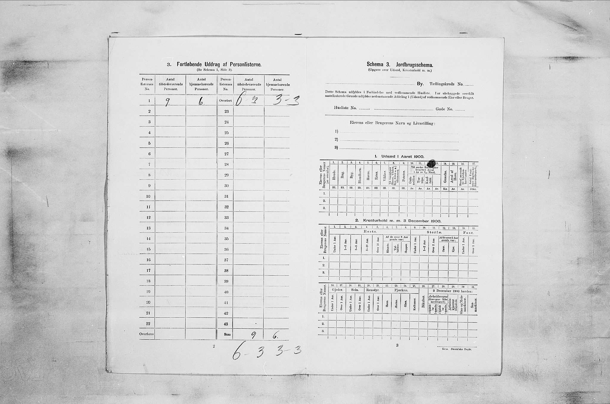 RA, 1900 census for Sandefjord, 1900, p. 1676