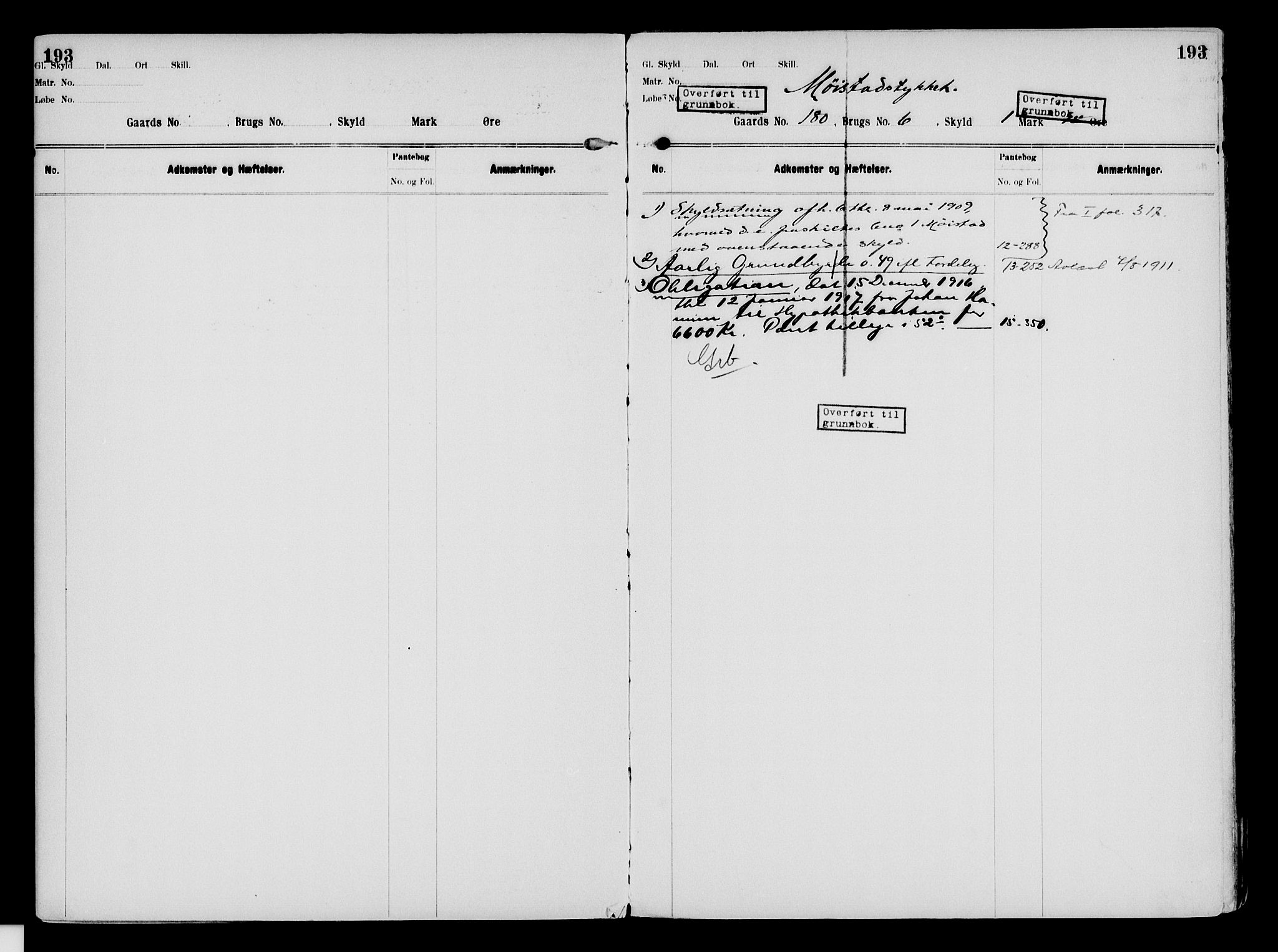 Nord-Hedmark sorenskriveri, SAH/TING-012/H/Ha/Had/Hade/L0003: Mortgage register no. 4.3, 1899-1940, p. 193