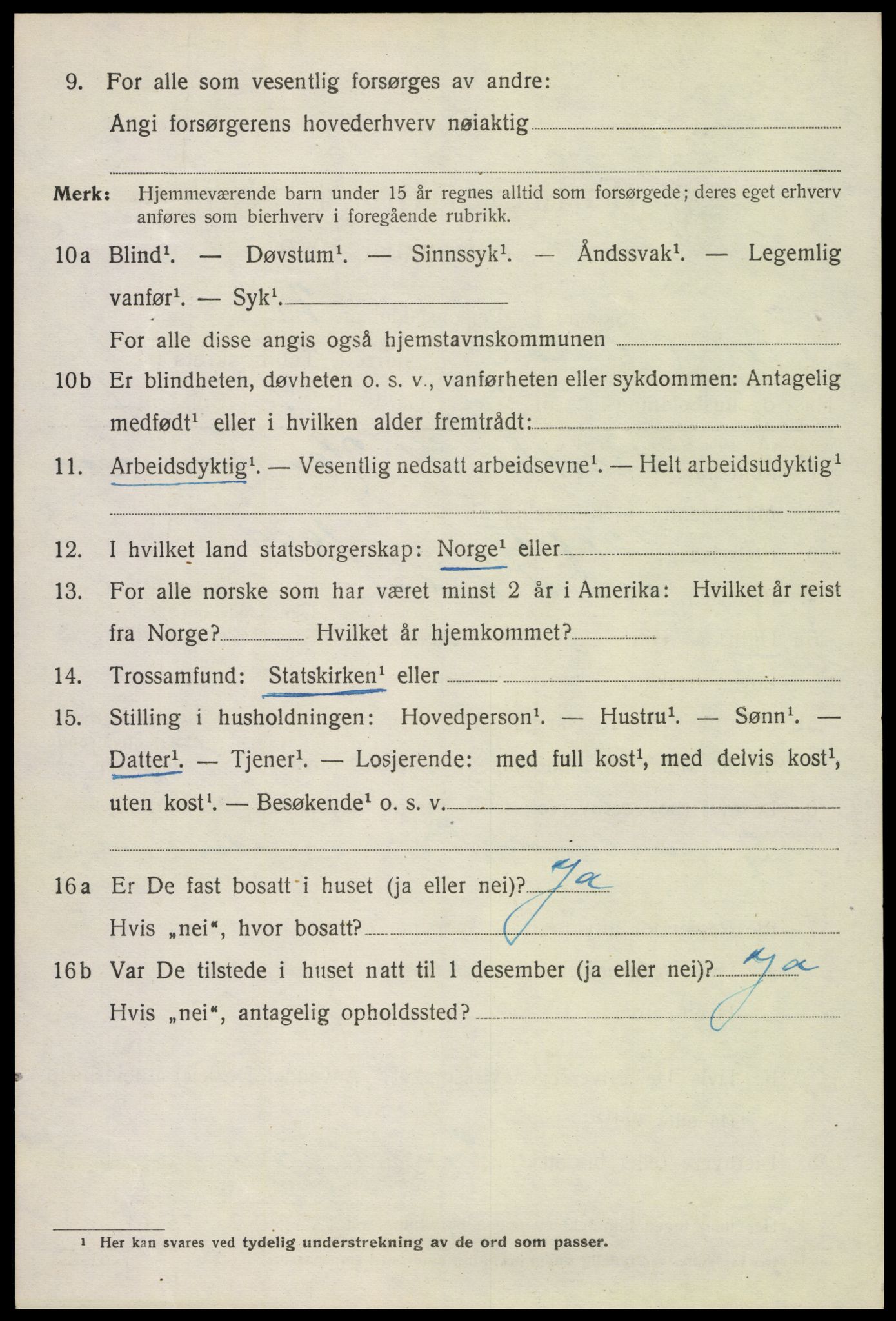 SAH, 1920 census for Nord-Odal, 1920, p. 2382