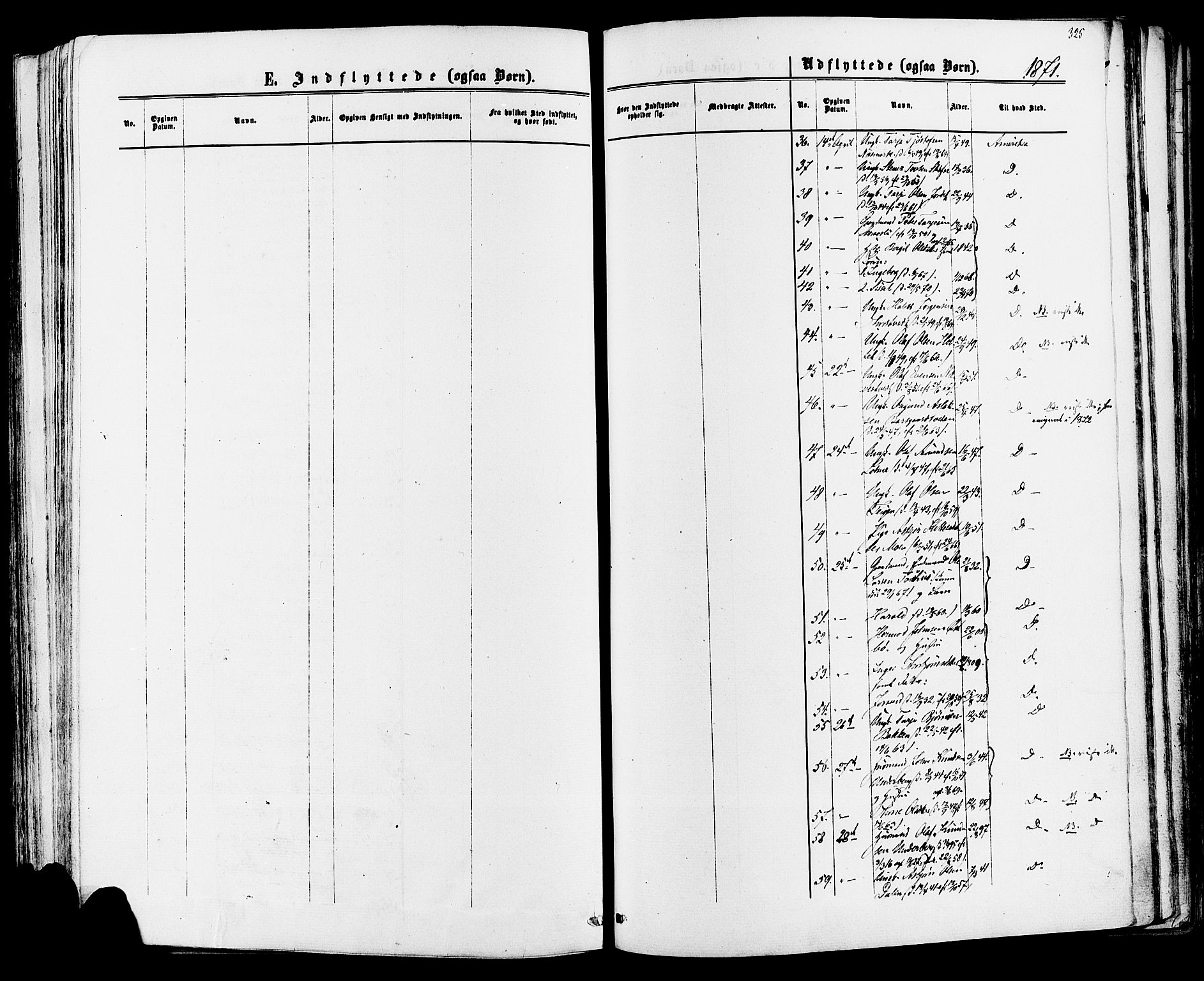 Mo kirkebøker, AV/SAKO-A-286/F/Fa/L0006: Parish register (official) no. I 6, 1865-1885, p. 325