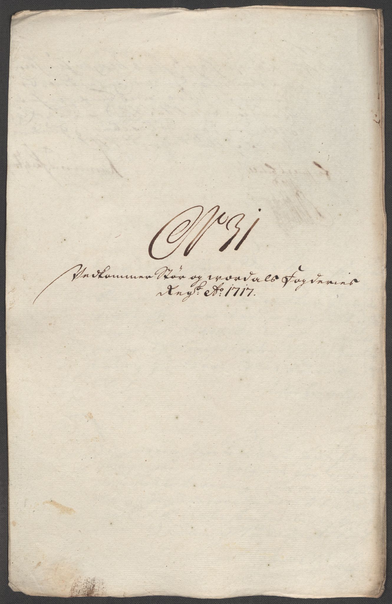 Rentekammeret inntil 1814, Reviderte regnskaper, Fogderegnskap, AV/RA-EA-4092/R62/L4207: Fogderegnskap Stjørdal og Verdal, 1717, p. 257