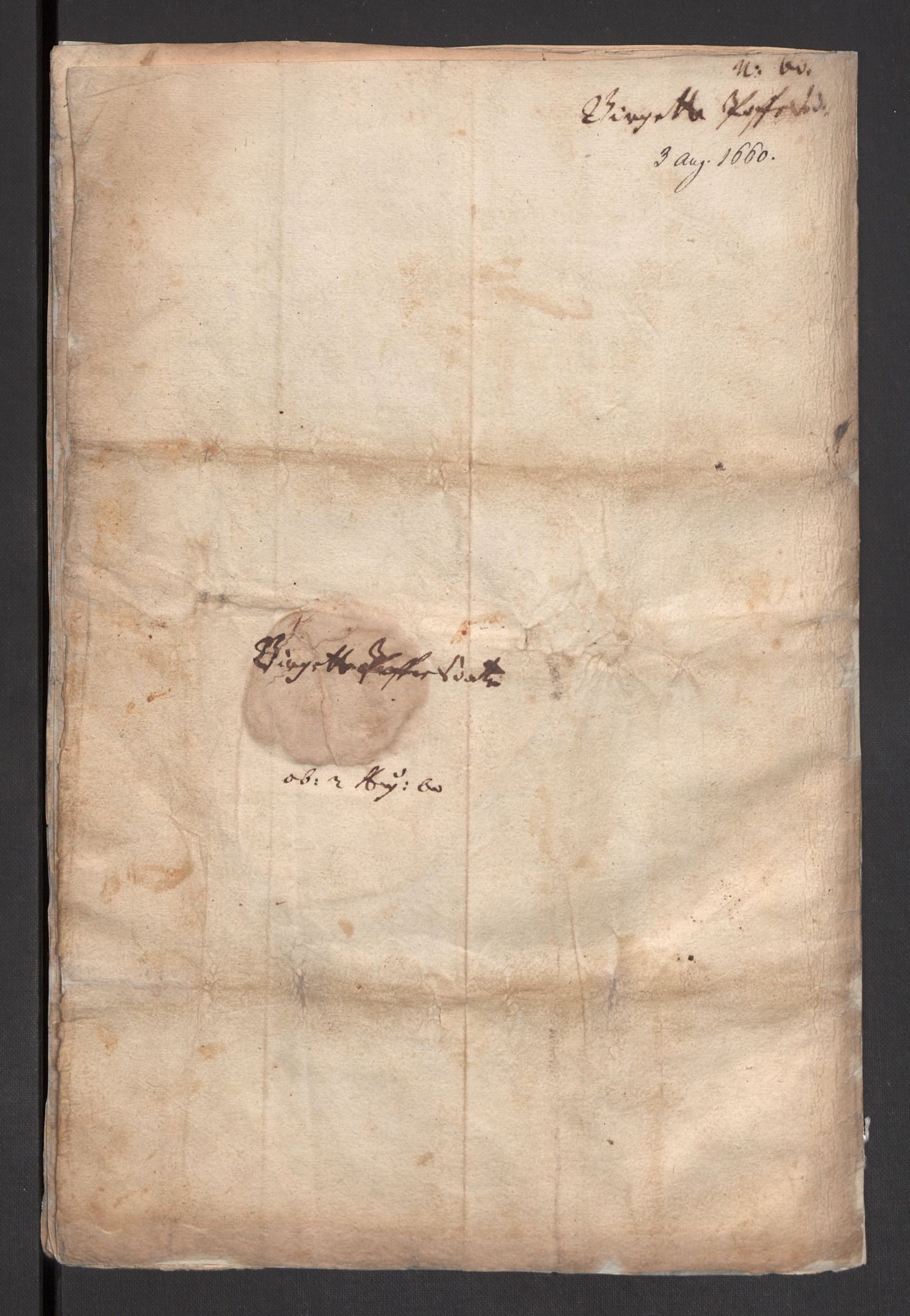 Danske Kanselli 1572-1799, AV/RA-EA-3023/F/Fc/Fcc/Fcca/L0020: Norske innlegg 1572-1799, 1660, p. 304