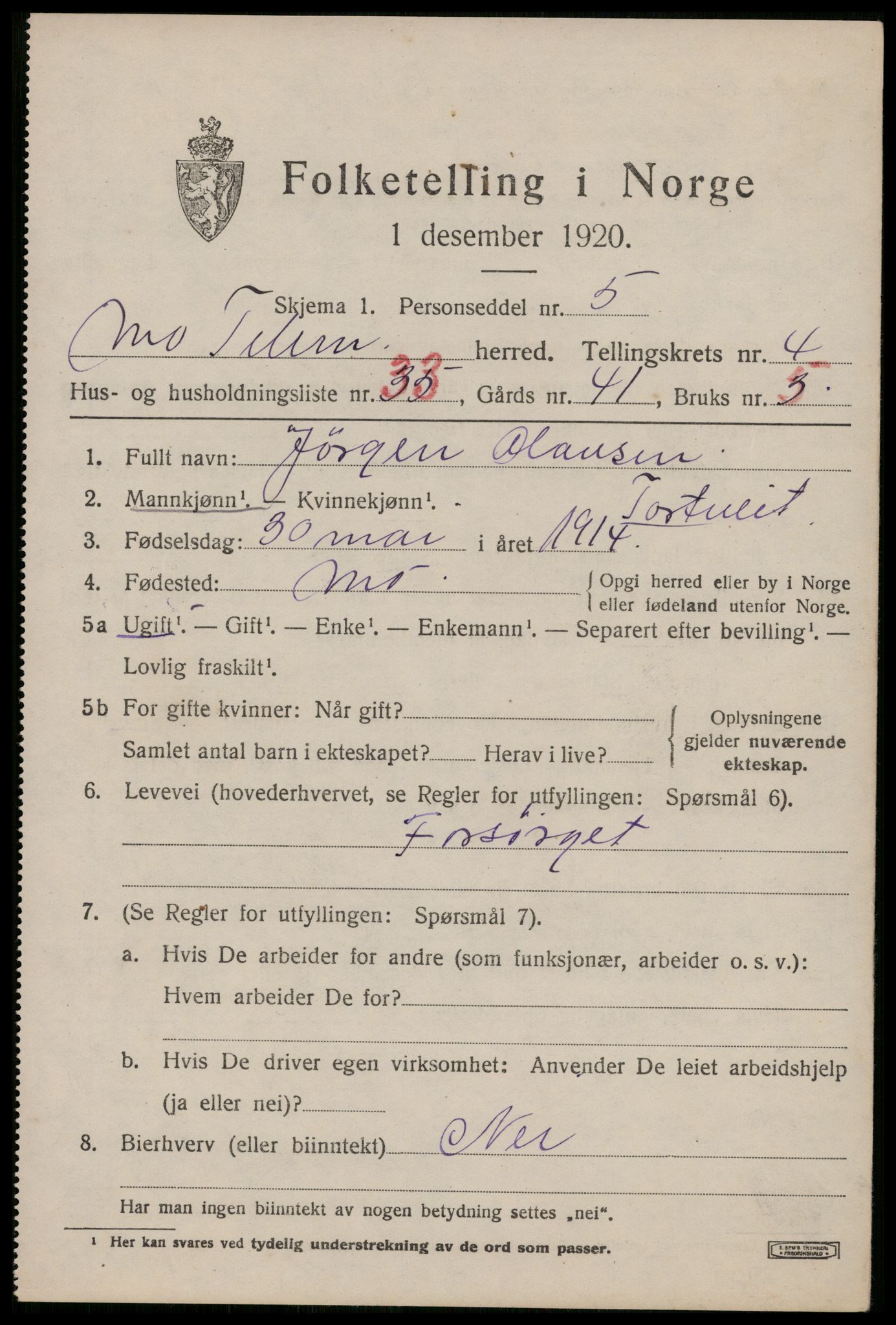 SAKO, 1920 census for Mo, 1920, p. 1988