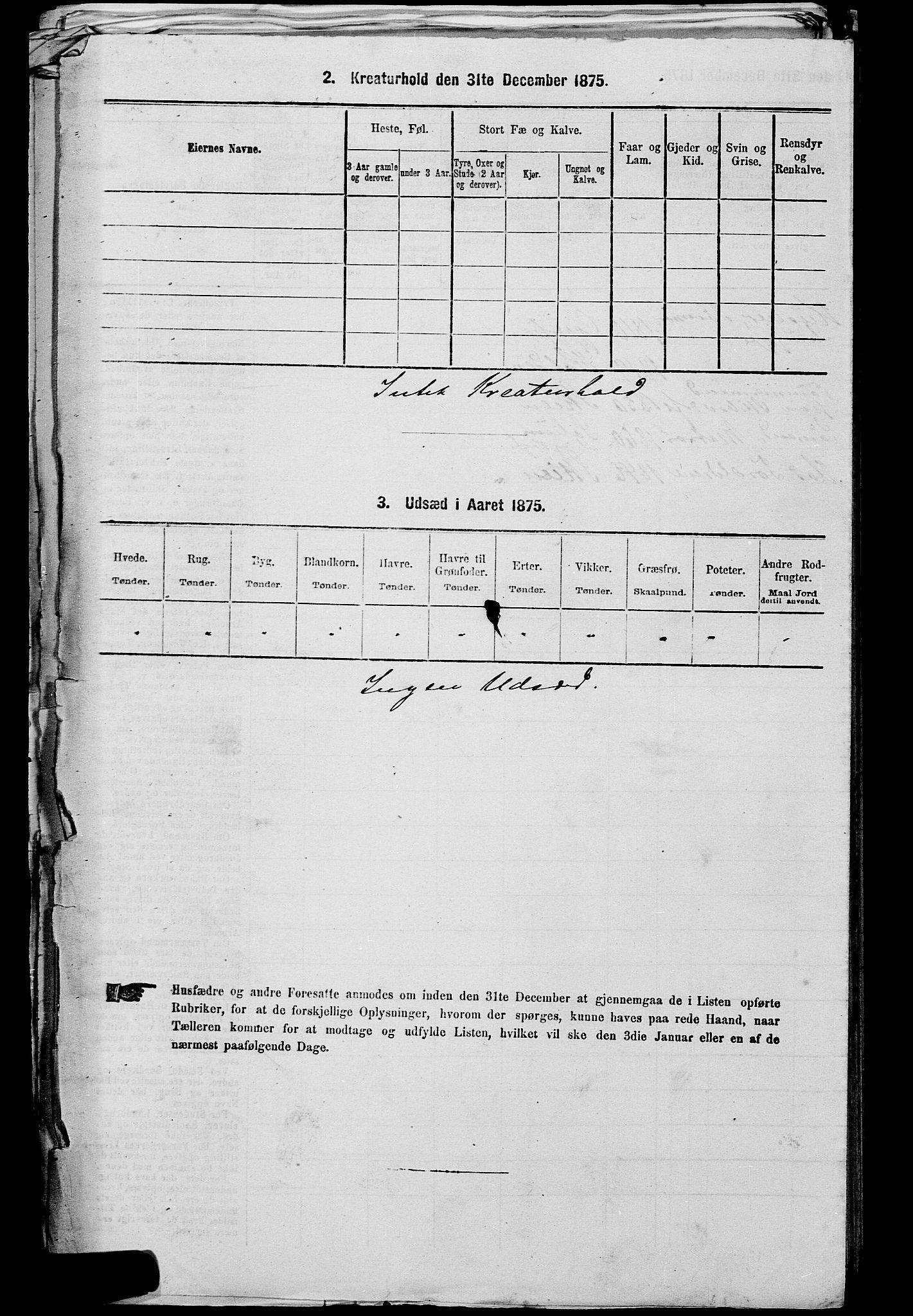 SAKO, 1875 census for 0818P Solum, 1875, p. 699