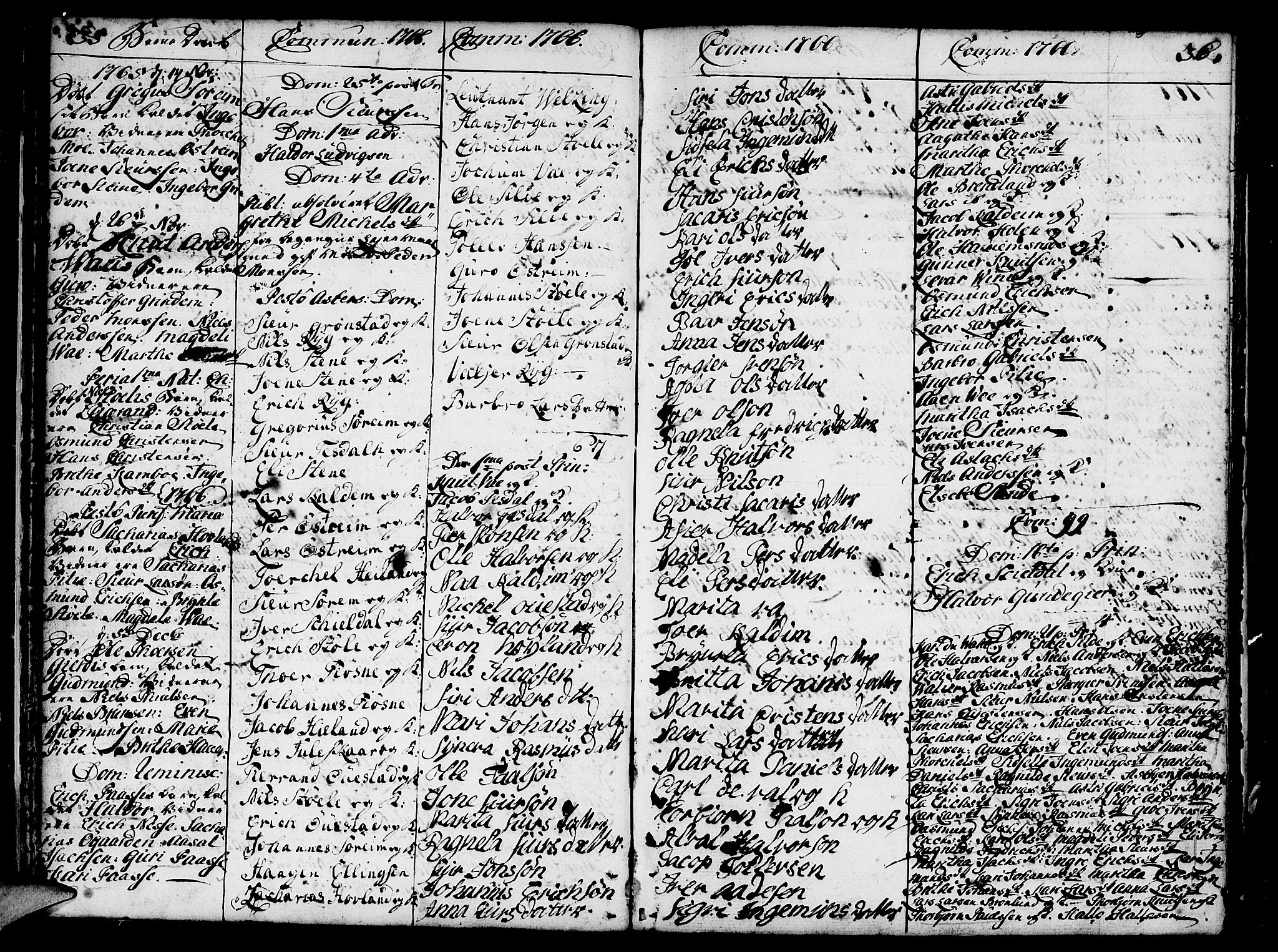 Etne sokneprestembete, AV/SAB-A-75001/H/Haa: Parish register (official) no. A 3 /1, 1755-1782, p. 35-36