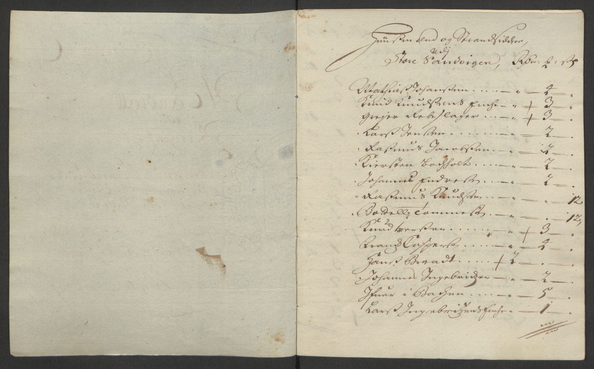 Rentekammeret inntil 1814, Reviderte regnskaper, Fogderegnskap, RA/EA-4092/R51/L3182: Fogderegnskap Nordhordland og Voss, 1694, p. 294