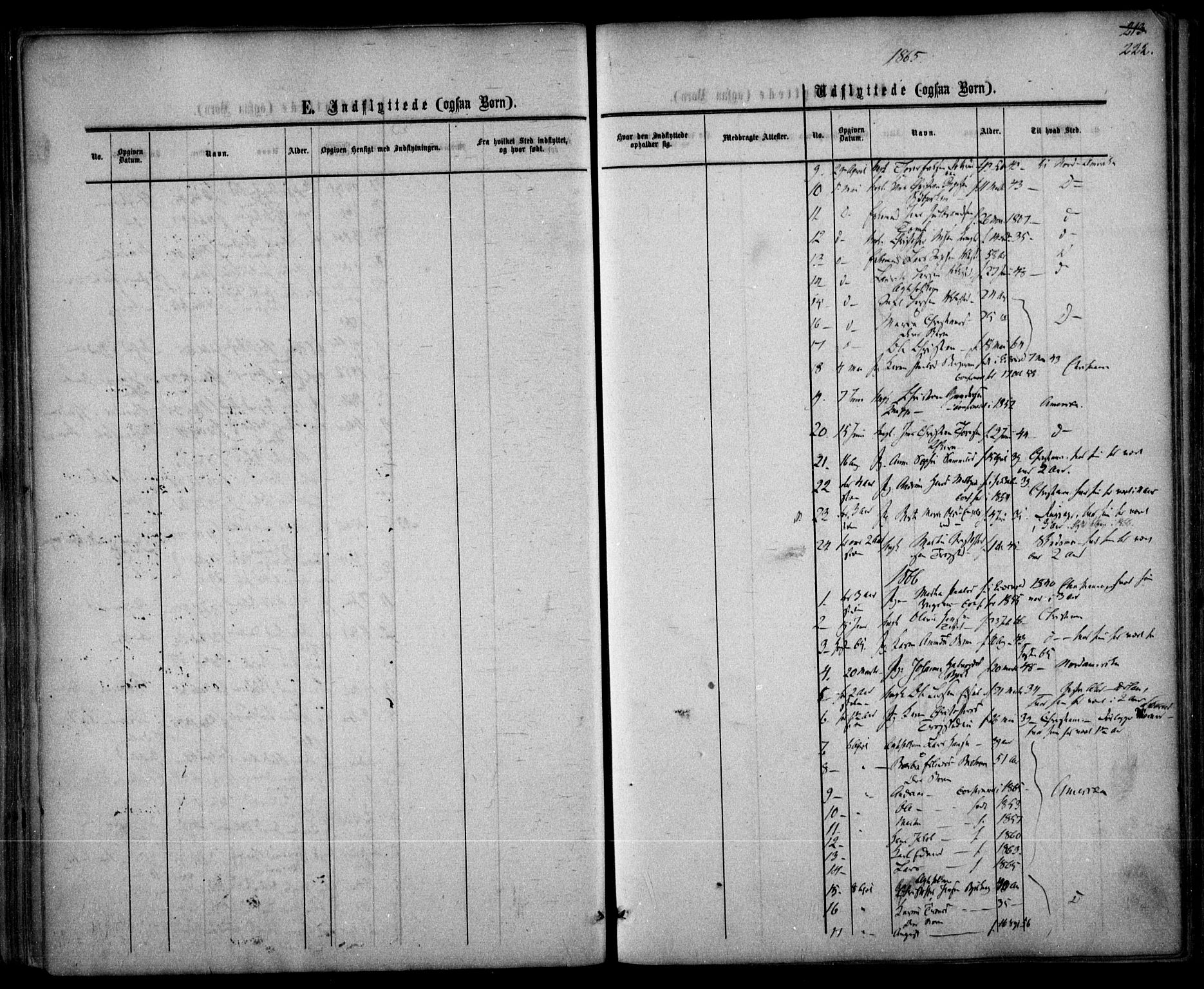 Nannestad prestekontor Kirkebøker, AV/SAO-A-10414a/F/Fa/L0012: Parish register (official) no. I 12, 1860-1872, p. 222