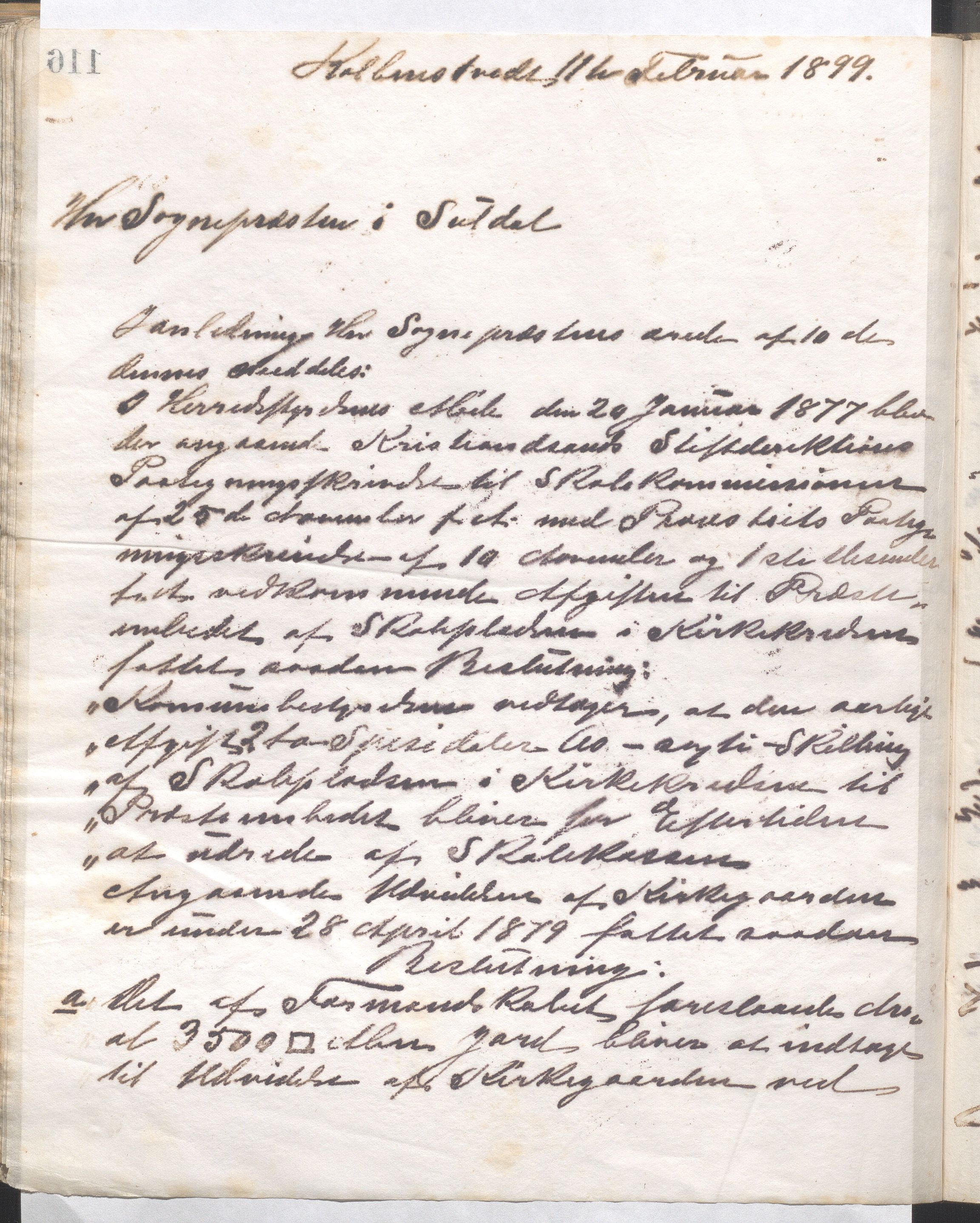 Suldal kommune - Formannskapet/Rådmannen, IKAR/K-101908/B/L0002: Kopibok, 1895-1906, p. 116