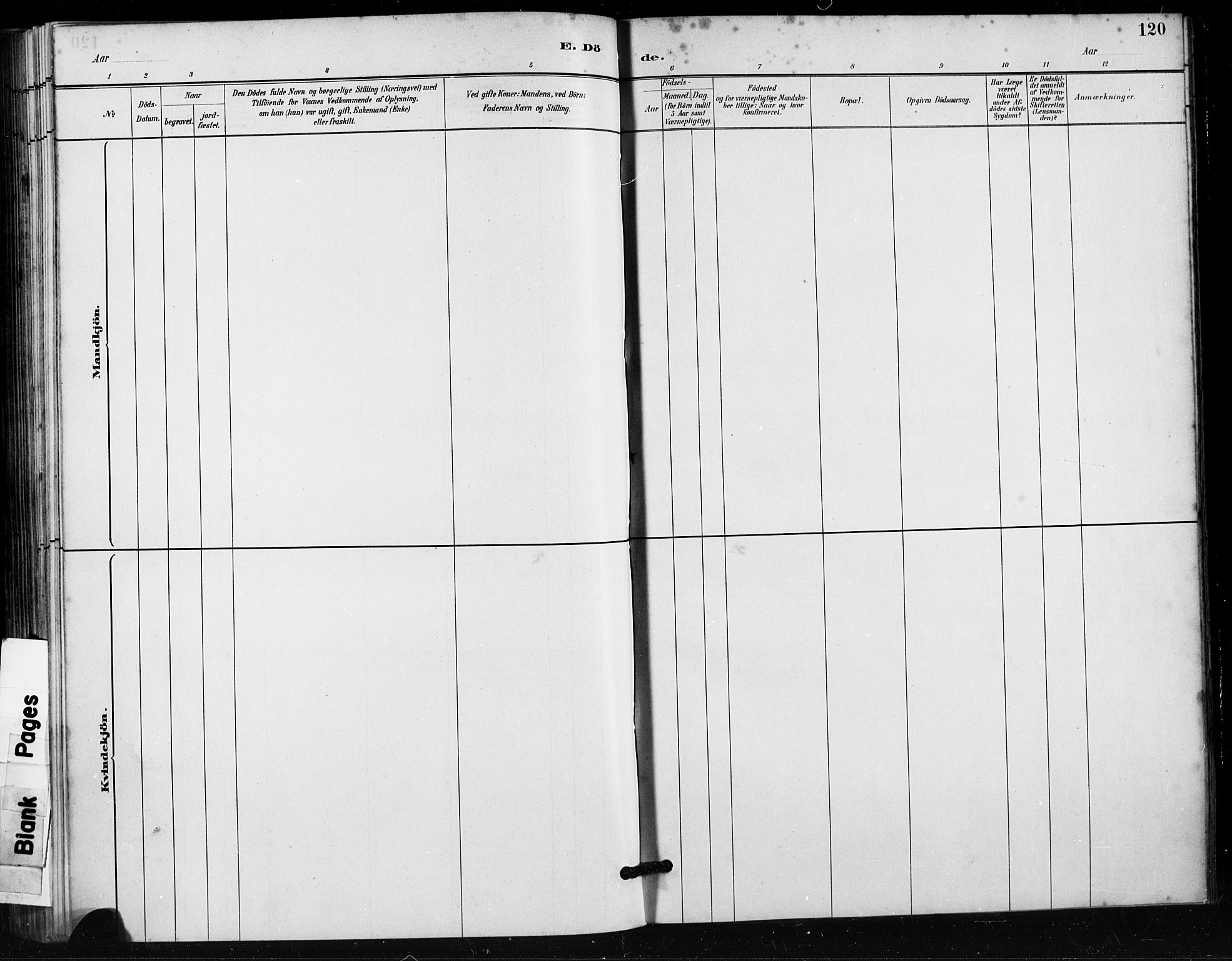 Håland sokneprestkontor, AV/SAST-A-101802/001/30BA/L0011: Parish register (official) no. A 10, 1883-1900, p. 120