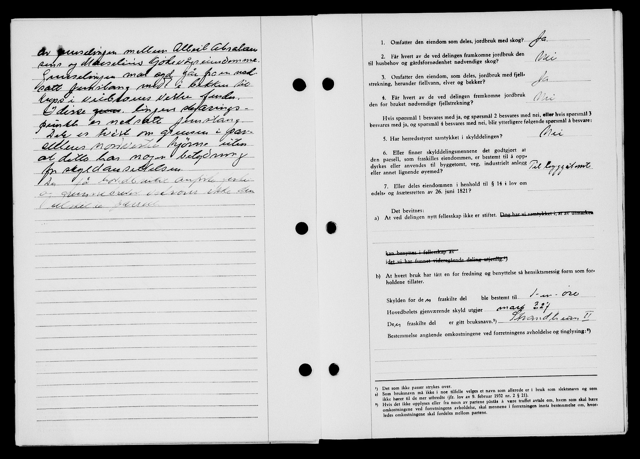 Flekkefjord sorenskriveri, SAK/1221-0001/G/Gb/Gba/L0063: Mortgage book no. A-11, 1947-1948, Diary no: : 466/1948