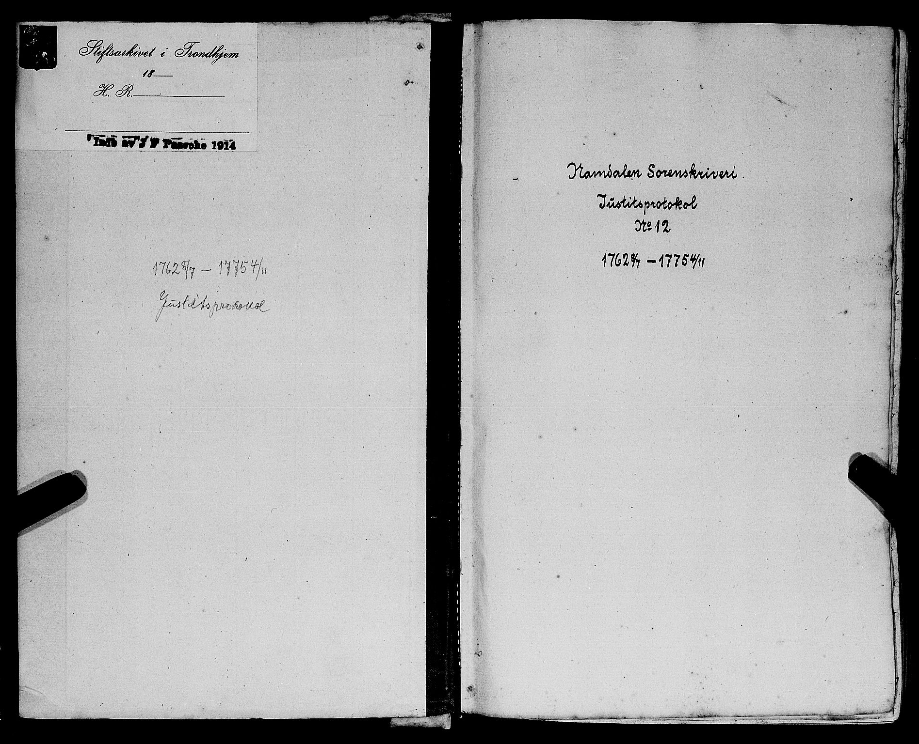 Namdal sorenskriveri, SAT/A-4133/1/1/1A/L0012: Tingbok, 1762-1775