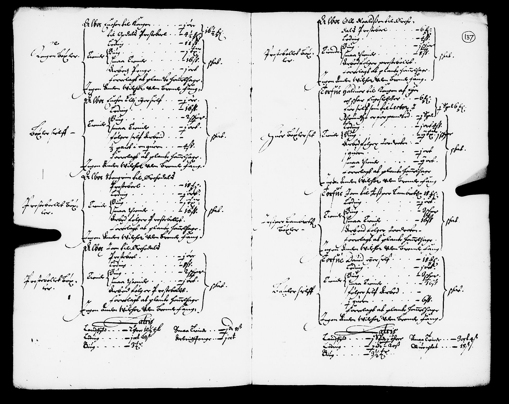 Rentekammeret inntil 1814, Realistisk ordnet avdeling, AV/RA-EA-4070/N/Nb/Nba/L0050: Orkdal fogderi, 1666, p. 136b-137a