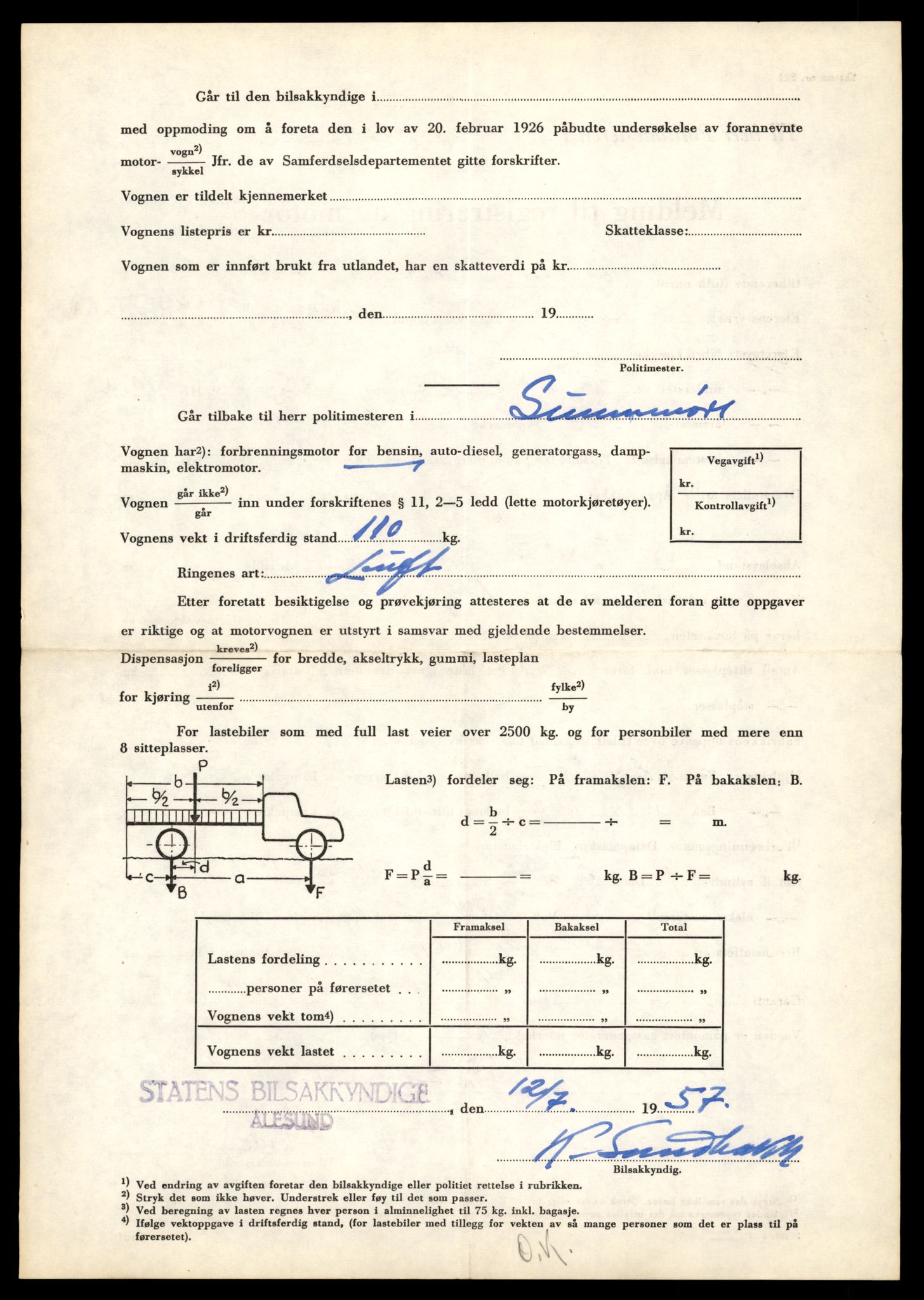 Møre og Romsdal vegkontor - Ålesund trafikkstasjon, AV/SAT-A-4099/F/Fe/L0040: Registreringskort for kjøretøy T 13531 - T 13709, 1927-1998, p. 2190