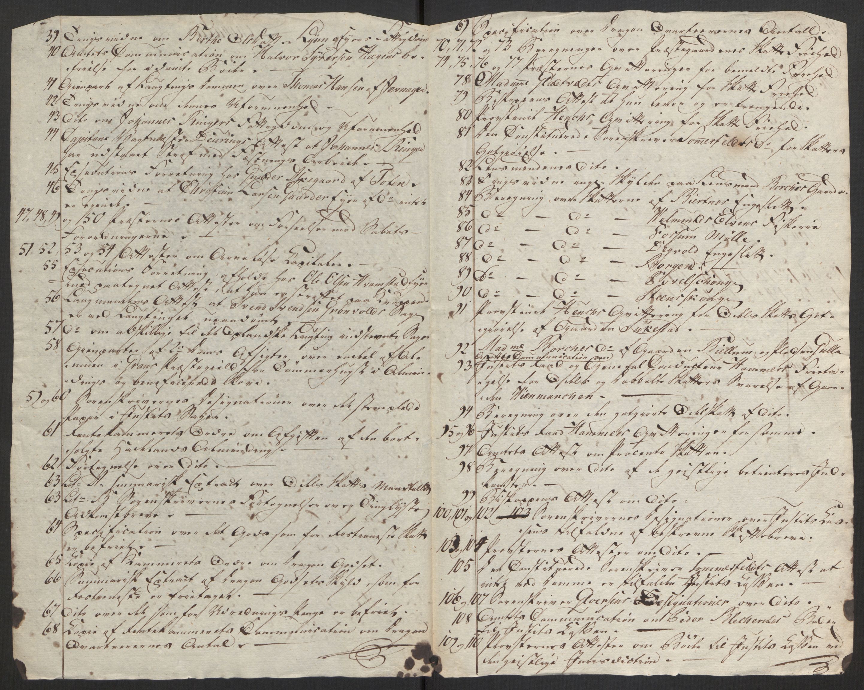 Rentekammeret inntil 1814, Reviderte regnskaper, Fogderegnskap, RA/EA-4092/R19/L1369: Fogderegnskap Toten, Hadeland og Vardal, 1782, p. 48