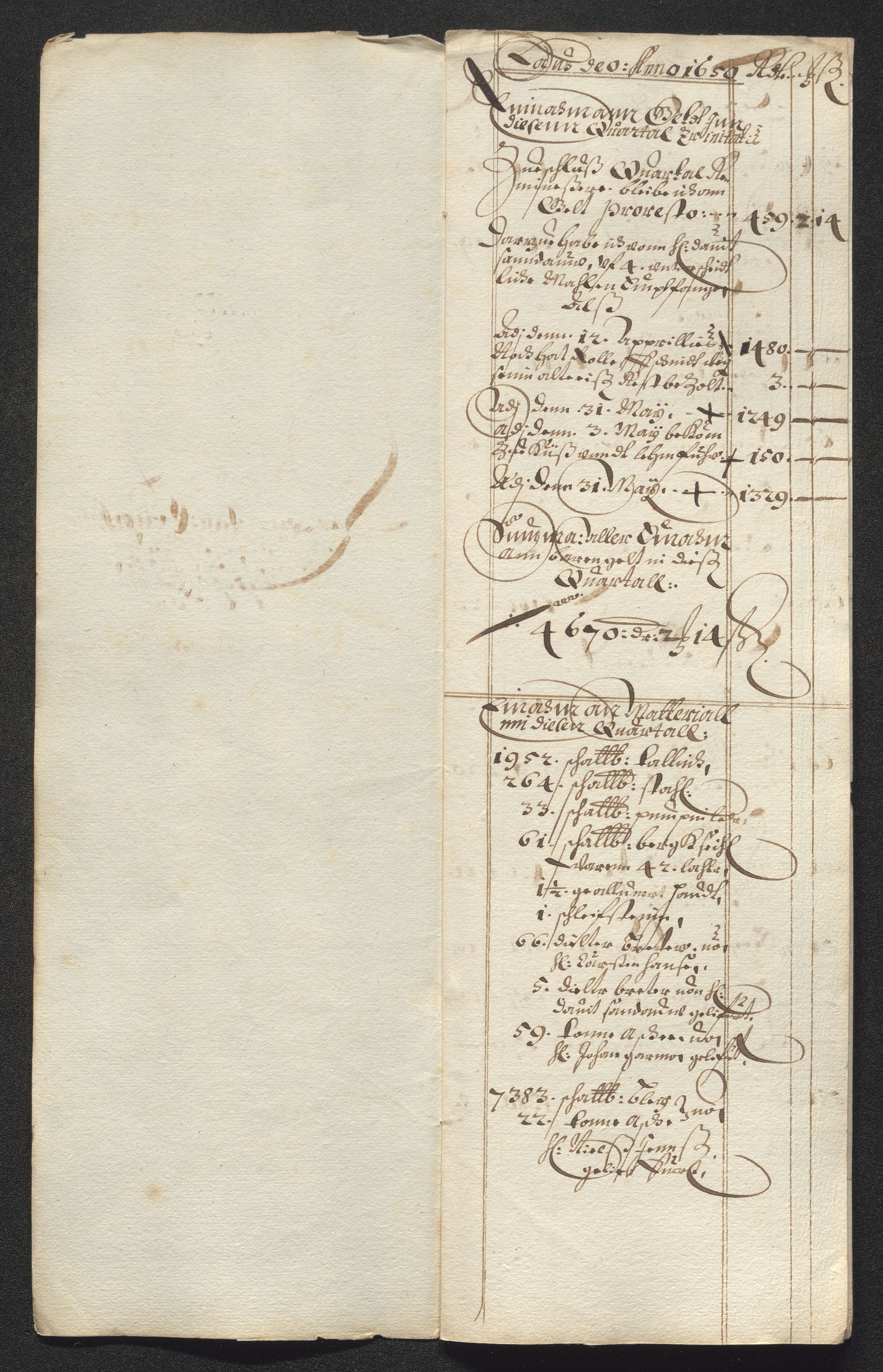 Kongsberg Sølvverk 1623-1816, AV/SAKO-EA-3135/001/D/Dc/Dcd/L0024: Utgiftsregnskap for gruver m.m. , 1650, p. 856