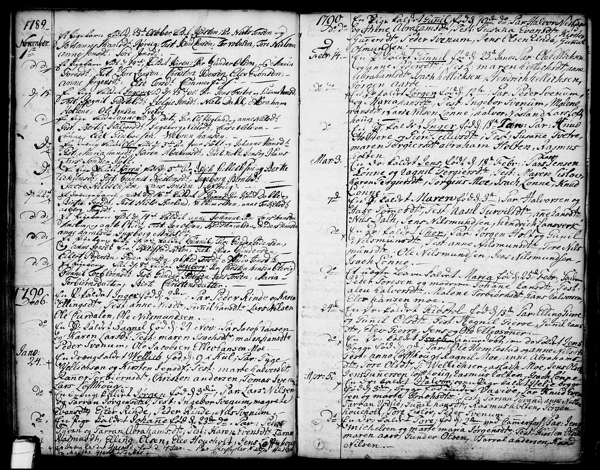 Sannidal kirkebøker, SAKO/A-296/F/Fa/L0002: Parish register (official) no. 2, 1767-1802, p. 75