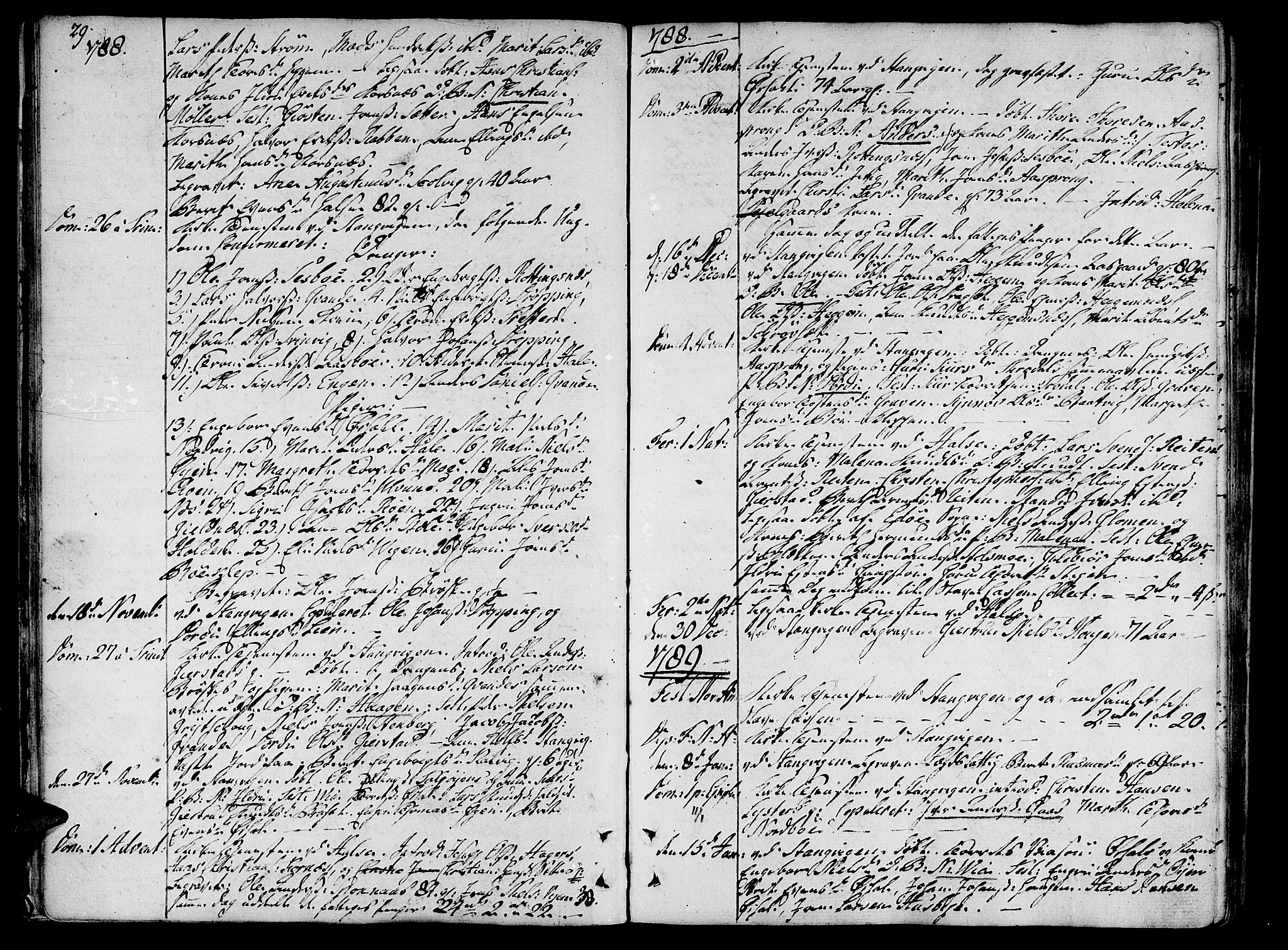 Ministerialprotokoller, klokkerbøker og fødselsregistre - Møre og Romsdal, SAT/A-1454/592/L1022: Parish register (official) no. 592A01, 1784-1819, p. 29