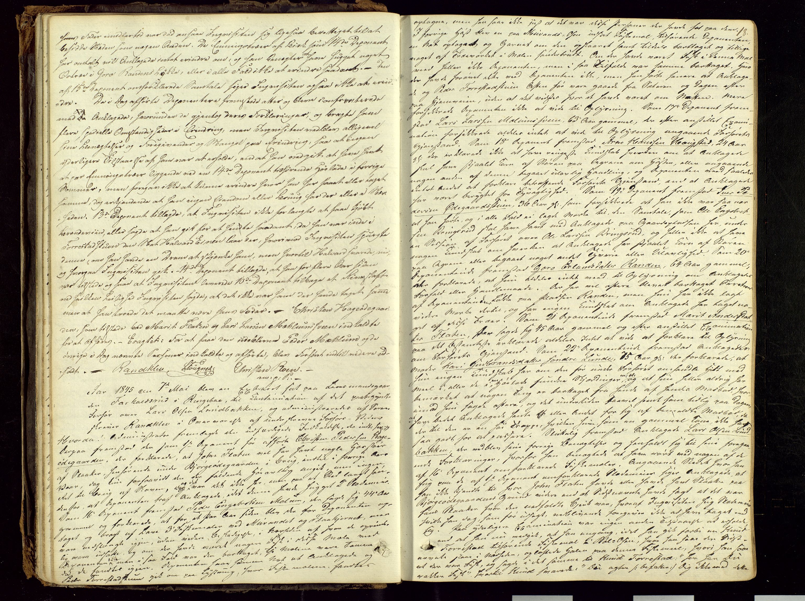 Mellom-Gudbrandsdal sorenskriveri, AV/SAH-TING-038/G/Gc/Gca/L0003: Ekstrarettsprotokoll, 1844-1849, p. 18