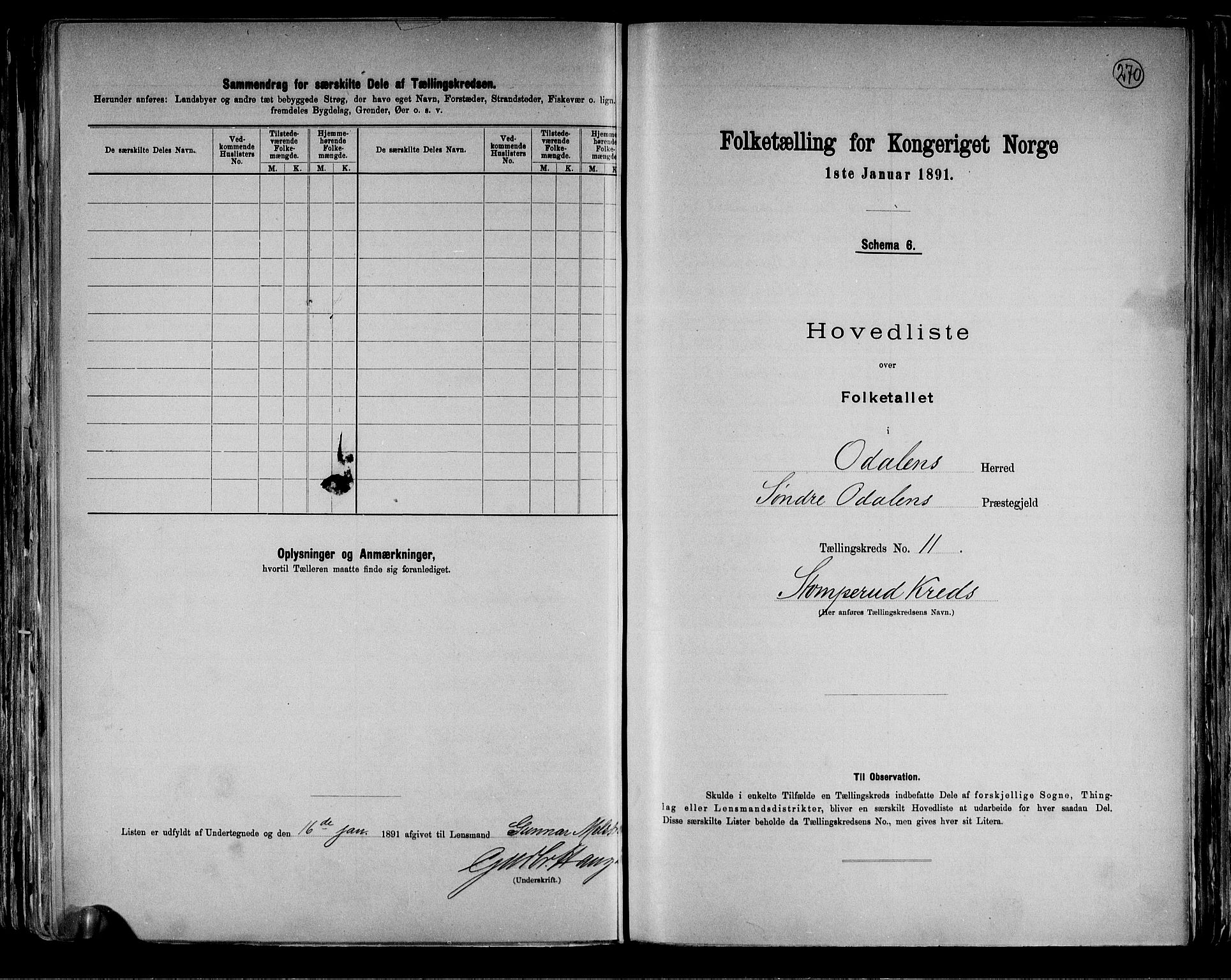 RA, 1891 census for 0419 Sør-Odal, 1891, p. 33