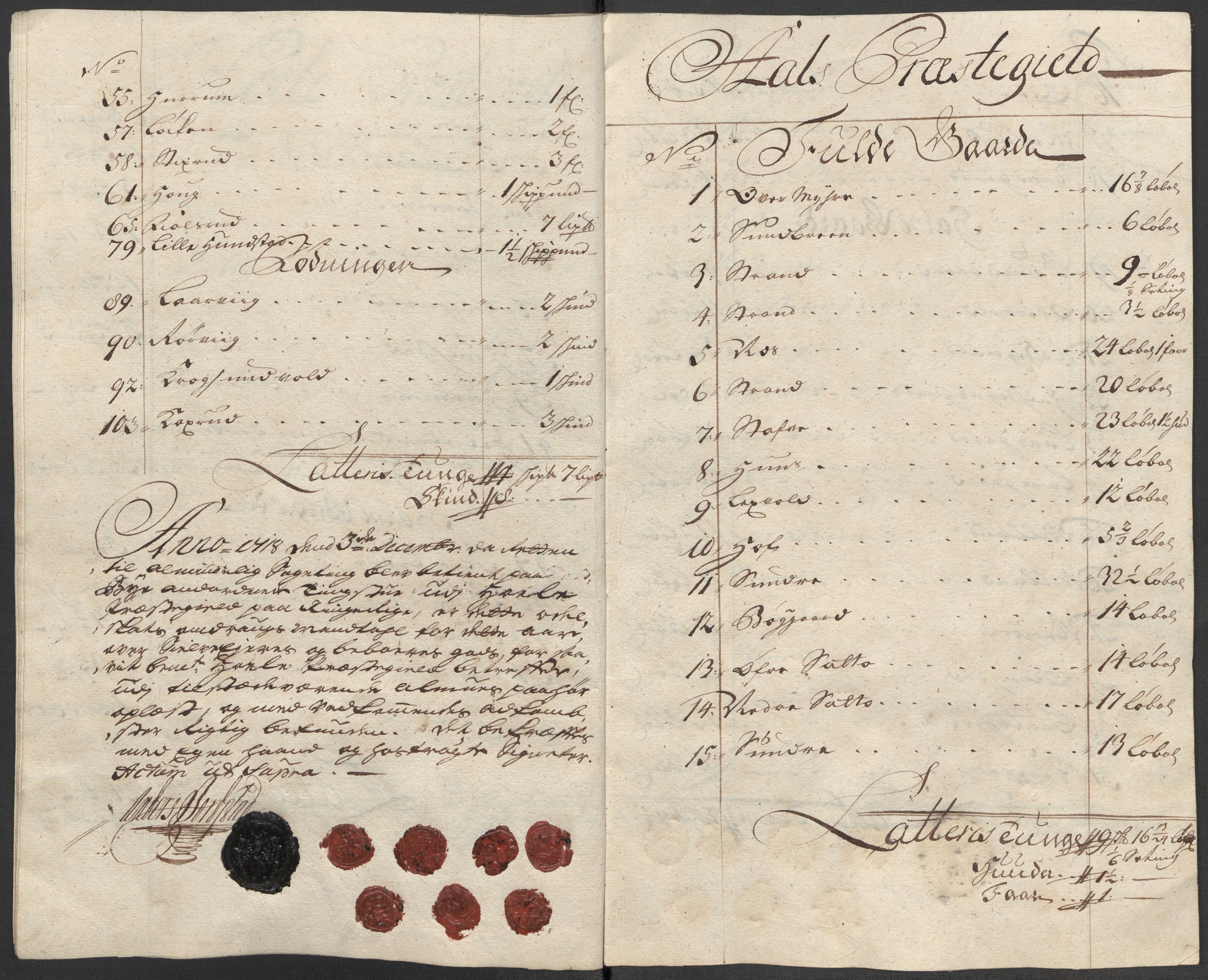 Rentekammeret inntil 1814, Reviderte regnskaper, Fogderegnskap, AV/RA-EA-4092/R23/L1476: Fogderegnskap Ringerike og Hallingdal, 1718, p. 246