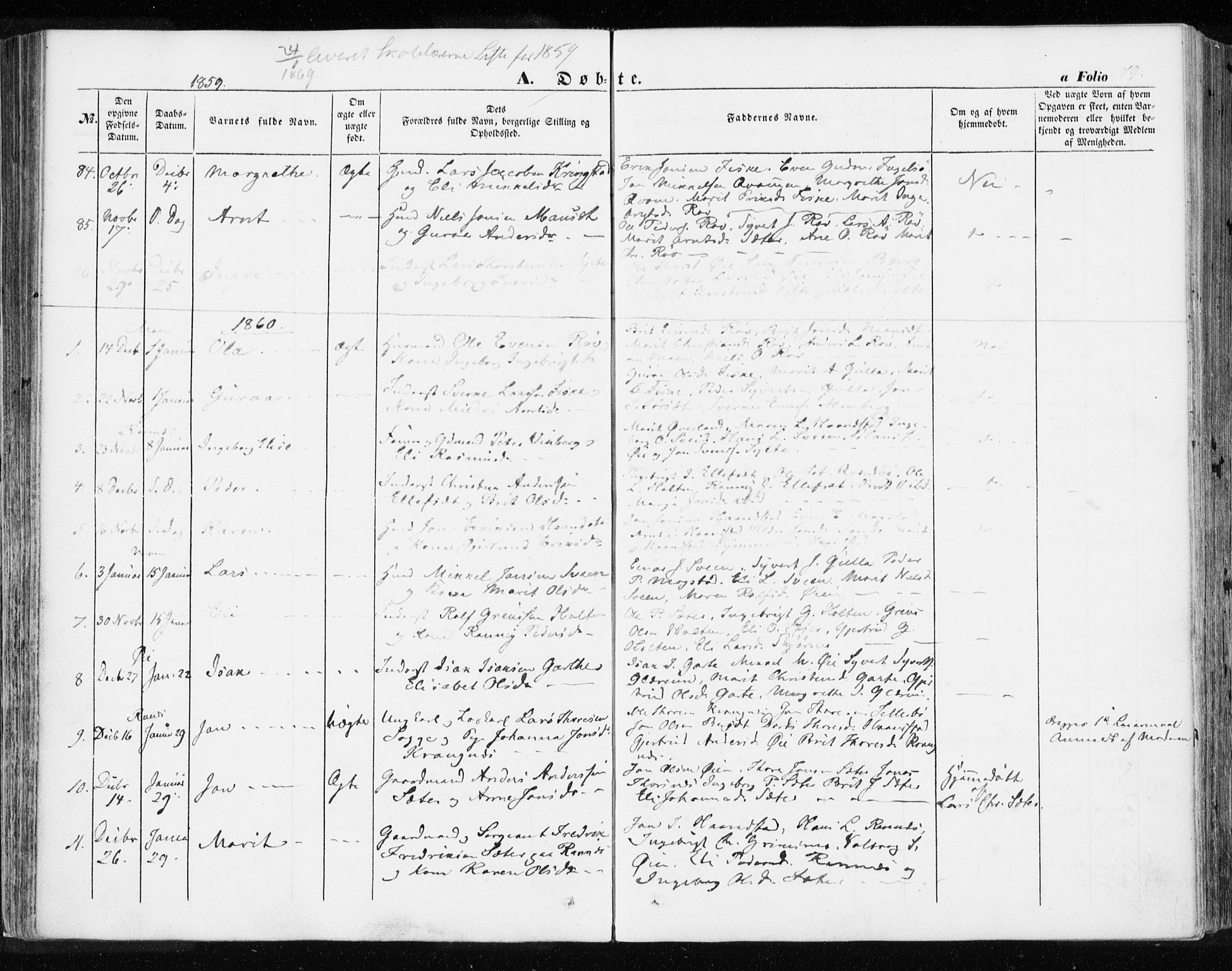 Ministerialprotokoller, klokkerbøker og fødselsregistre - Møre og Romsdal, AV/SAT-A-1454/595/L1044: Parish register (official) no. 595A06, 1852-1863, p. 79