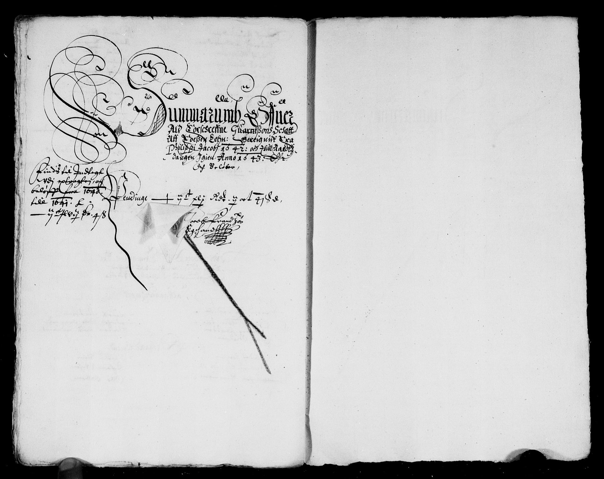 Rentekammeret inntil 1814, Reviderte regnskaper, Lensregnskaper, AV/RA-EA-5023/R/Rb/Rbw/L0076: Trondheim len, 1642-1643