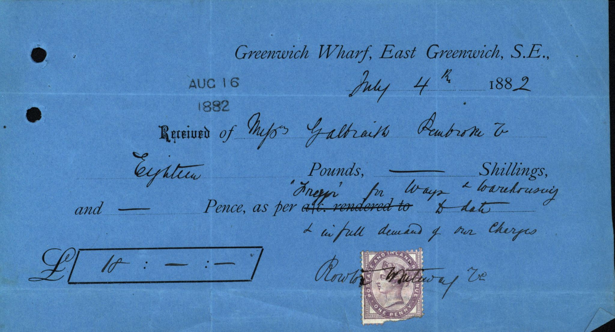 Pa 63 - Østlandske skibsassuranceforening, VEMU/A-1079/G/Ga/L0015/0010: Havaridokumenter / Cuba, Sirius, Freyr, Noatun, Frey, 1882, p. 44