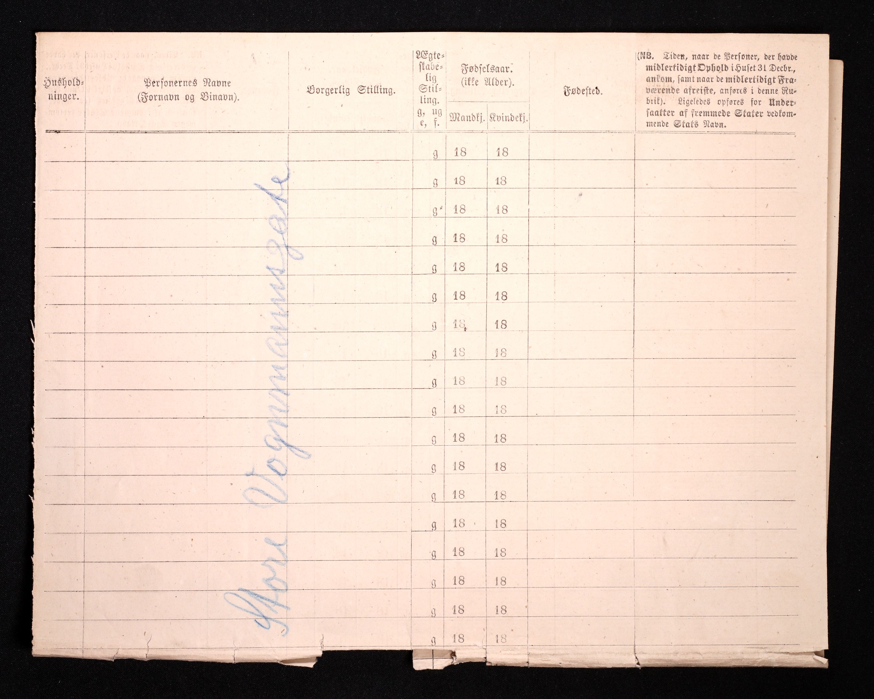 RA, 1870 census for 0301 Kristiania, 1870, p. 3689